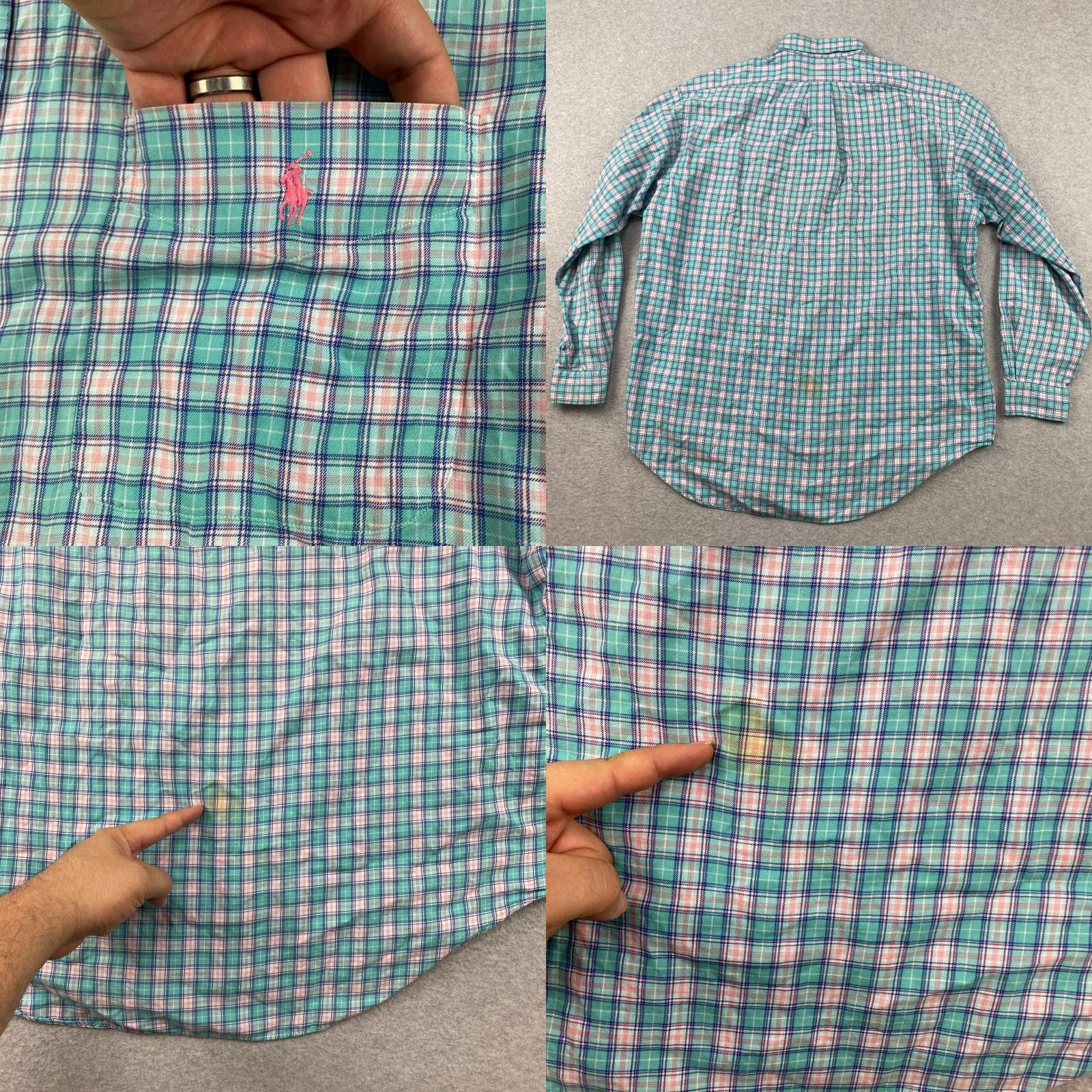 Ralph Lauren Ralph Lauren Blake Button Down Shirt Mens Large L Multicolor Long Sleeve Pocket Size US L / EU 52-54 / 3 - 8 Thumbnail