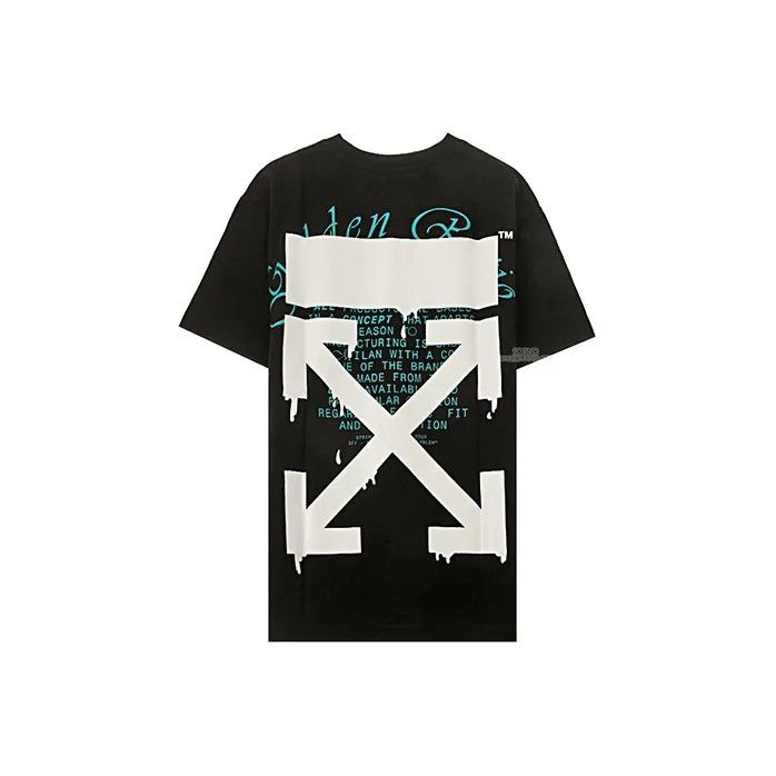 Off-White Off-White SS20 Black Oversized Short Sleeve Tee 0079 Size US S / EU 44-46 / 1 - 1 Thumbnail
