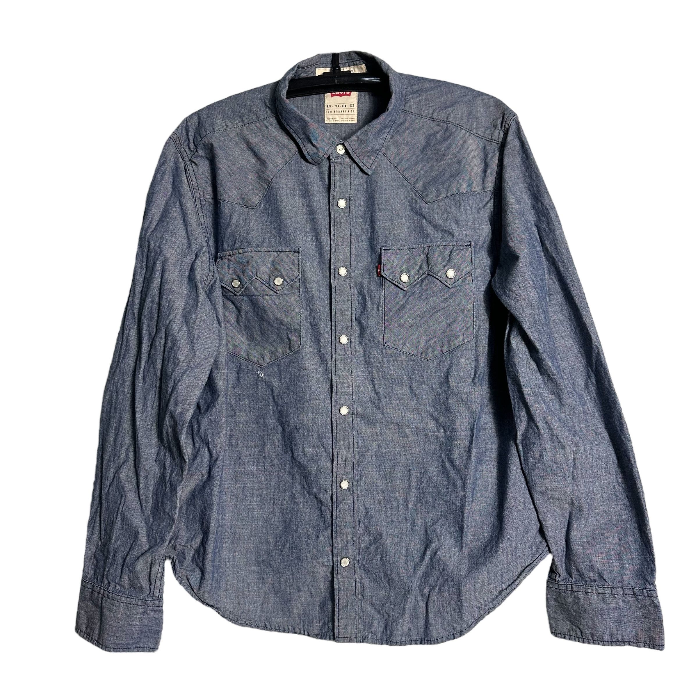 Levi's 🔥RARE🔥Vintage Levi's Sawtooth Western Diamond Button Shirt Size US XXL / EU 58 / 5 - 1 Thumbnail