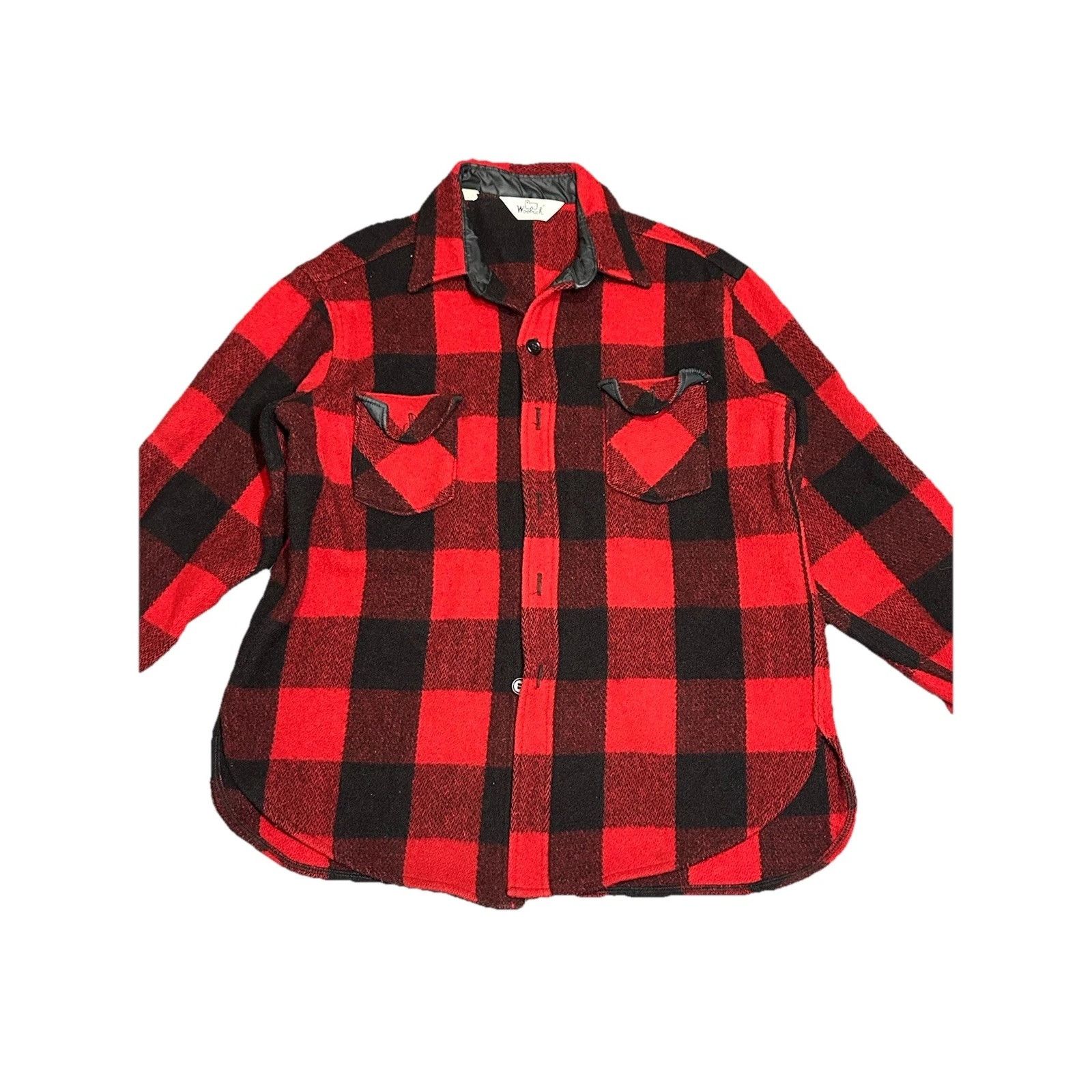 Woolrich Woolen Mills Woolrich Mackinaw Men's Cape Jacket Vintage 1970s Size US XL / EU 56 / 4 - 1 Thumbnail