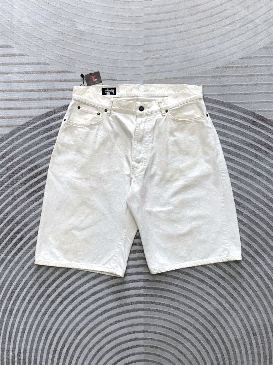 Streetwear × Stussy × Vintage VINTAGE 80s STUSSY DENIM SHORT