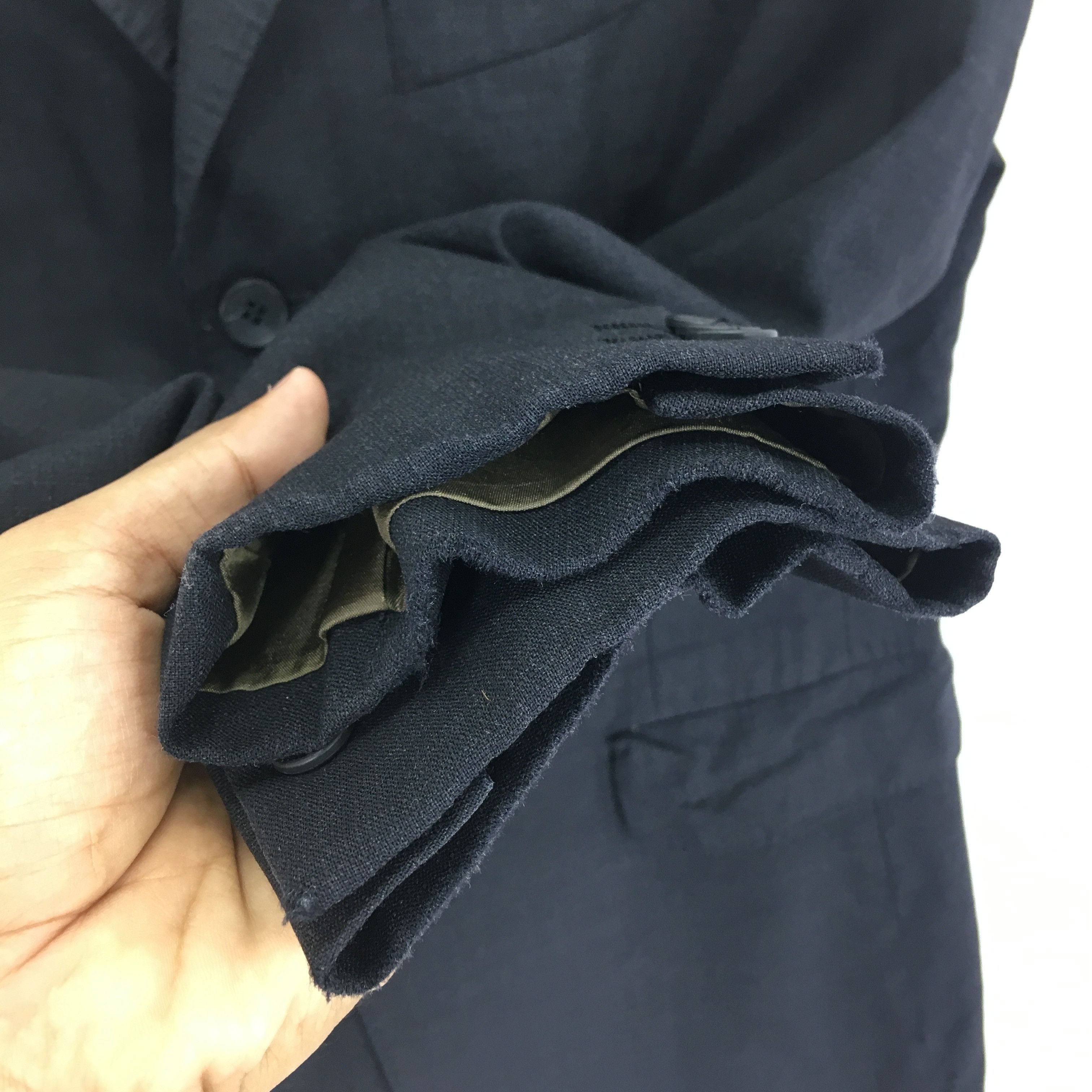 Yohji Yamamoto Vintage AAR Yohji Yamamoto Ys Black Coat Ys For Men Japan Size US S / EU 44-46 / 1 - 6 Thumbnail