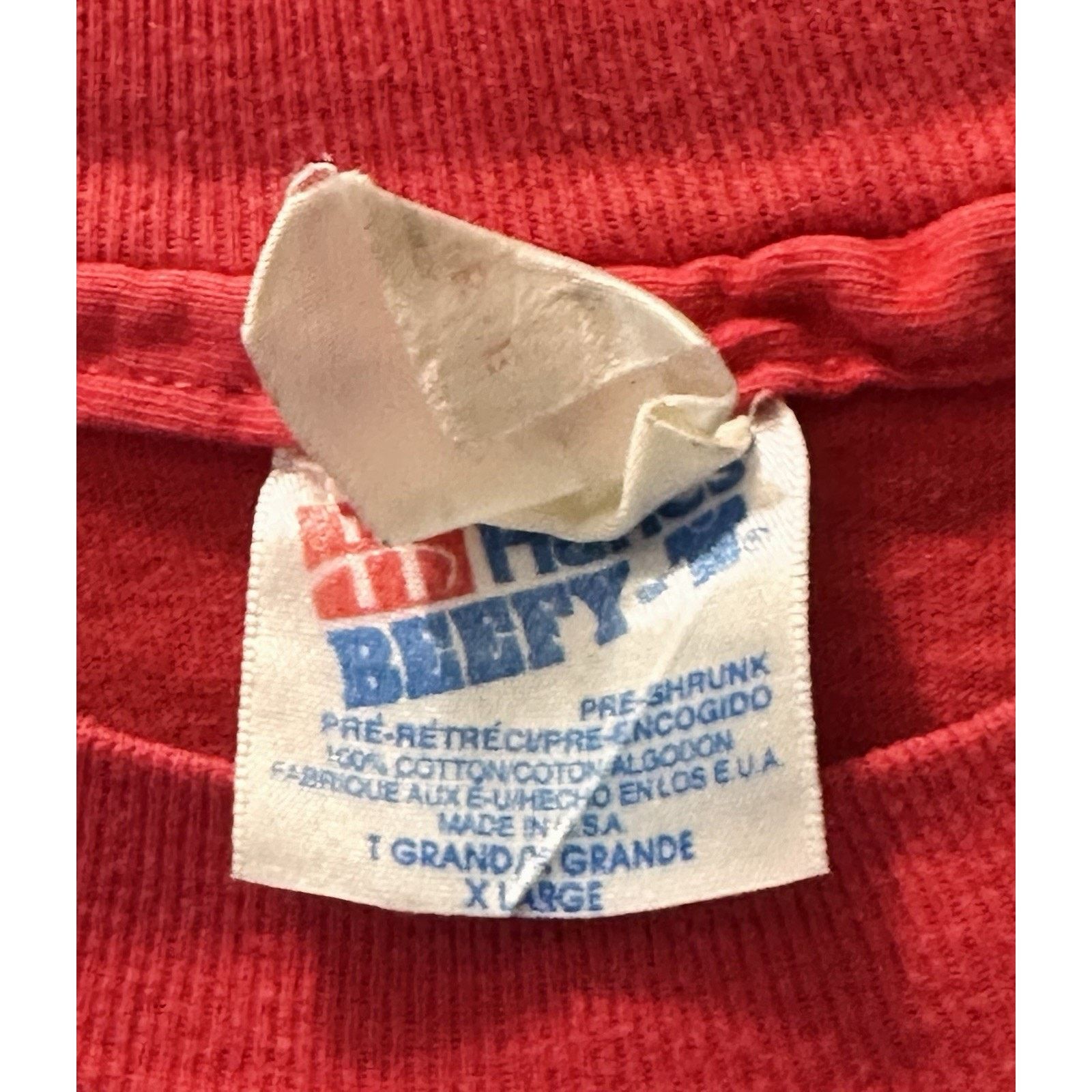 Hanes 1993 Disney Goofy Goof Troop Promo Hanes Beefy-T XL Size US XL / EU 56 / 4 - 5 Thumbnail