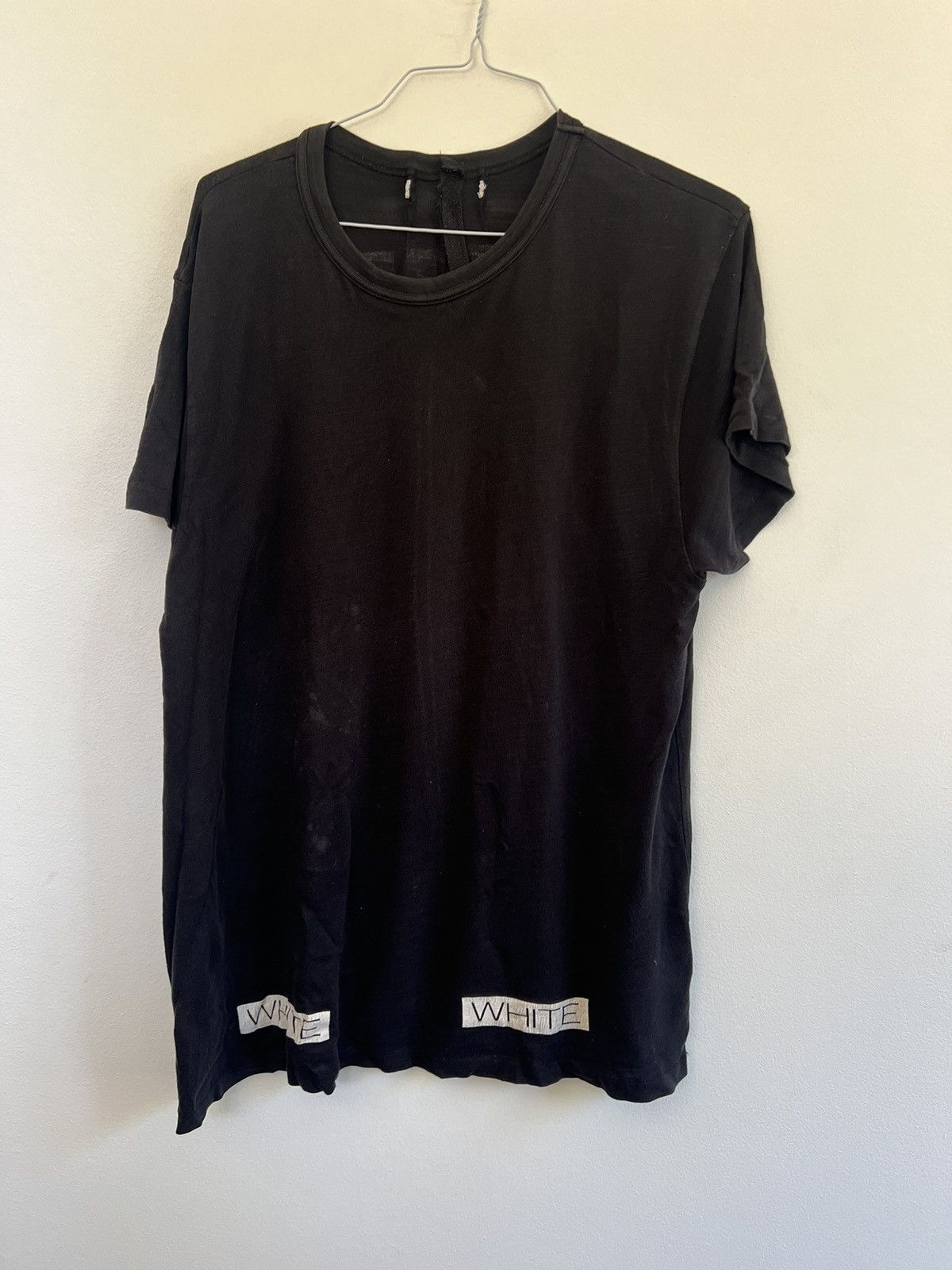 Off-White × Virgil Abloh Off white “blue collar” TEE Size US L / EU 52-54 / 3 - 2 Thumbnail