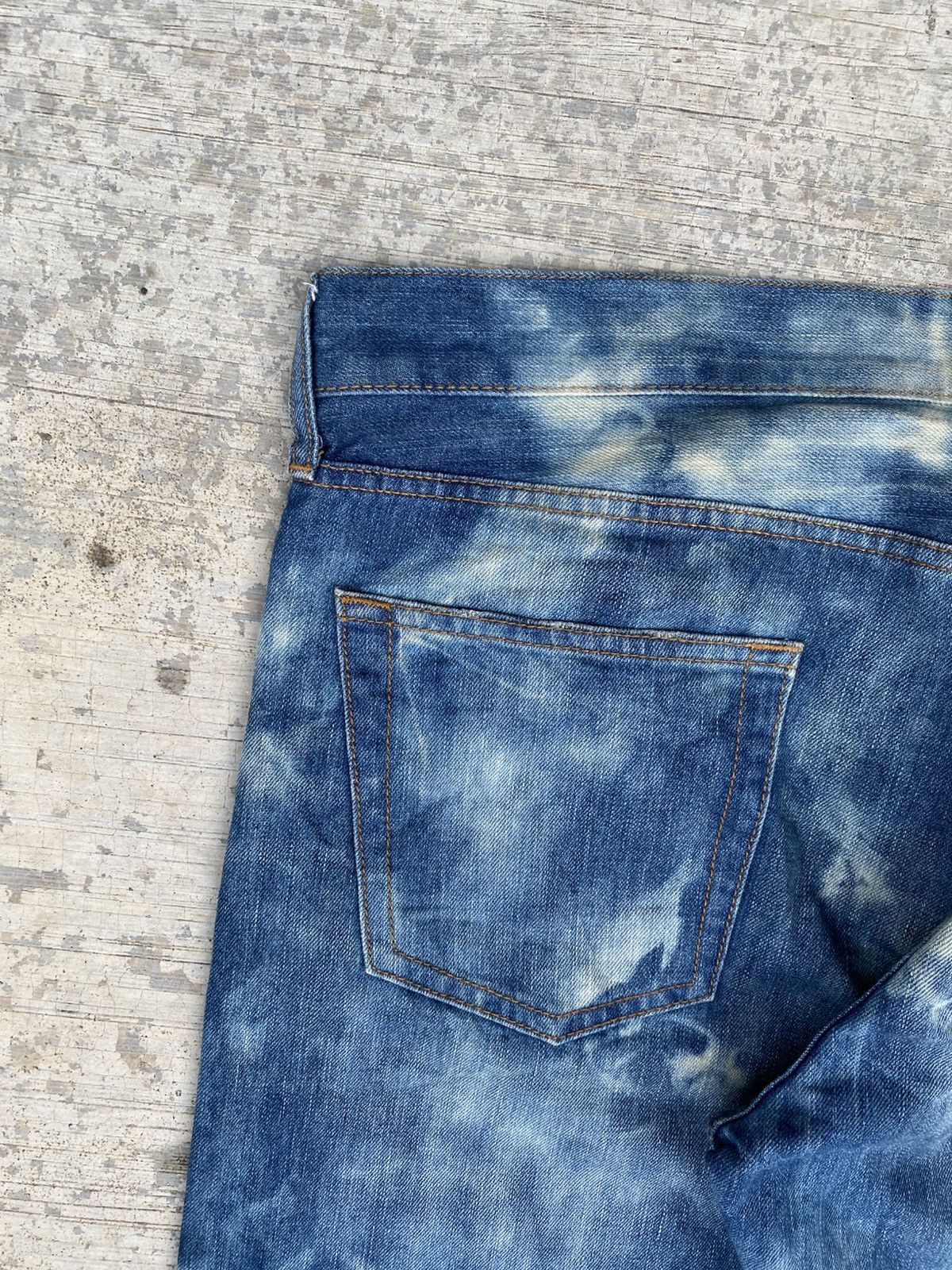 GU Japanese brand GU bleached baggy pants Size US 33 - 6 Thumbnail