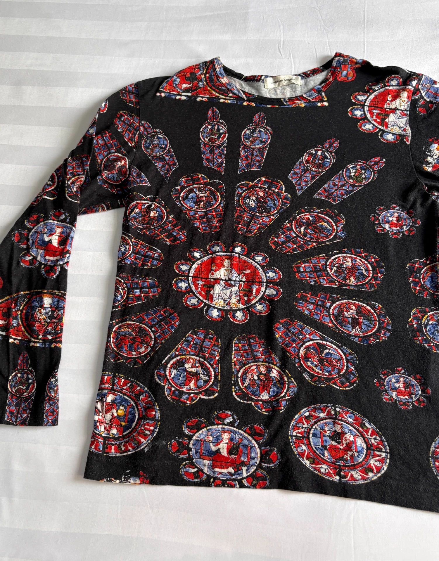 Comme des Garcons CDG 91ss Vintage Buddha Print Long Sleeve Top Size M / US 6-8 / IT 42-44 - 3 Thumbnail