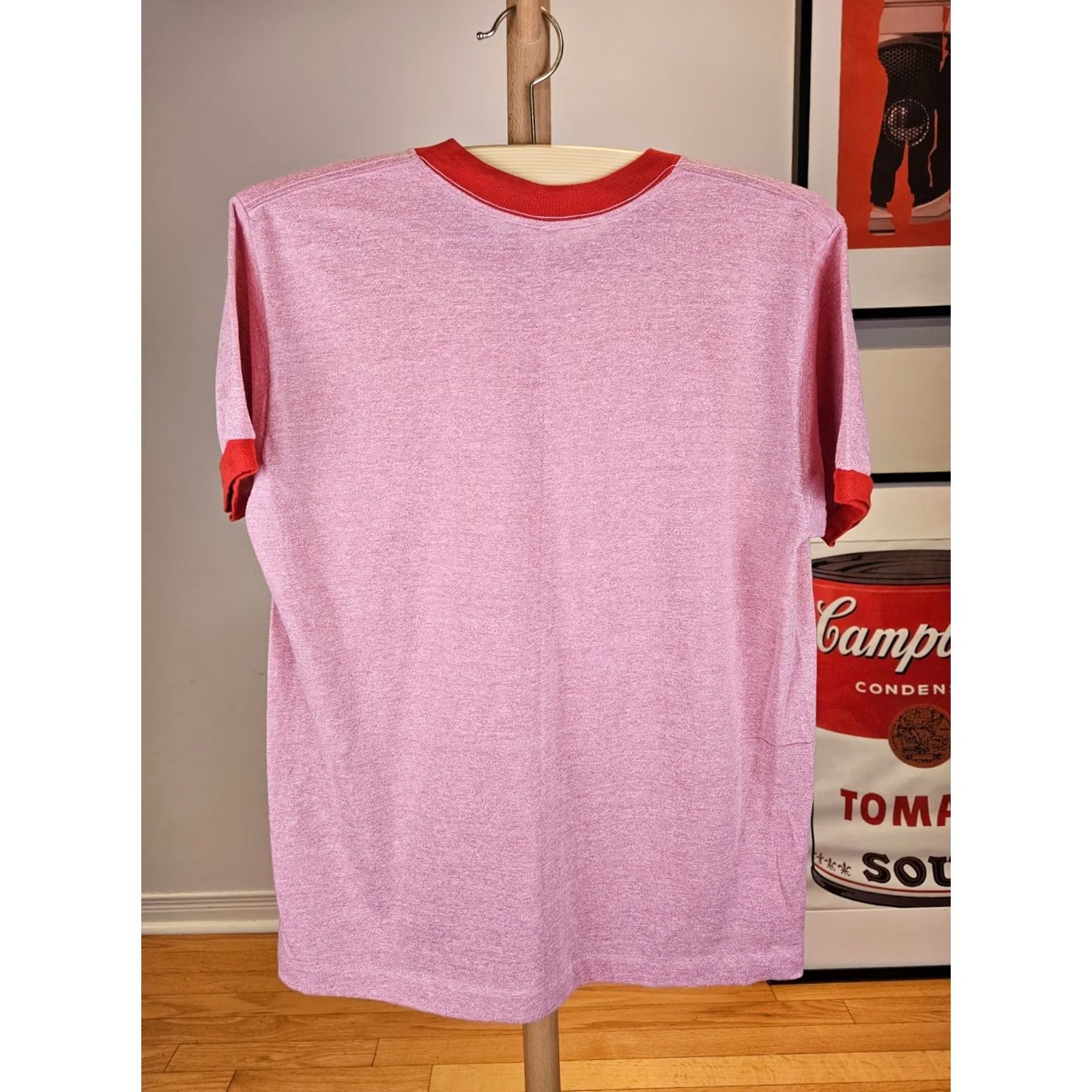 Vintage VINTAGE Montgomery Ward 50/50 RED RINGER T-SHIRT SZ XLARGE Shirt Men XL Red 70's 70s 50/50 Cotton" Size US XL / EU 56 / 4 - 7 Thumbnail