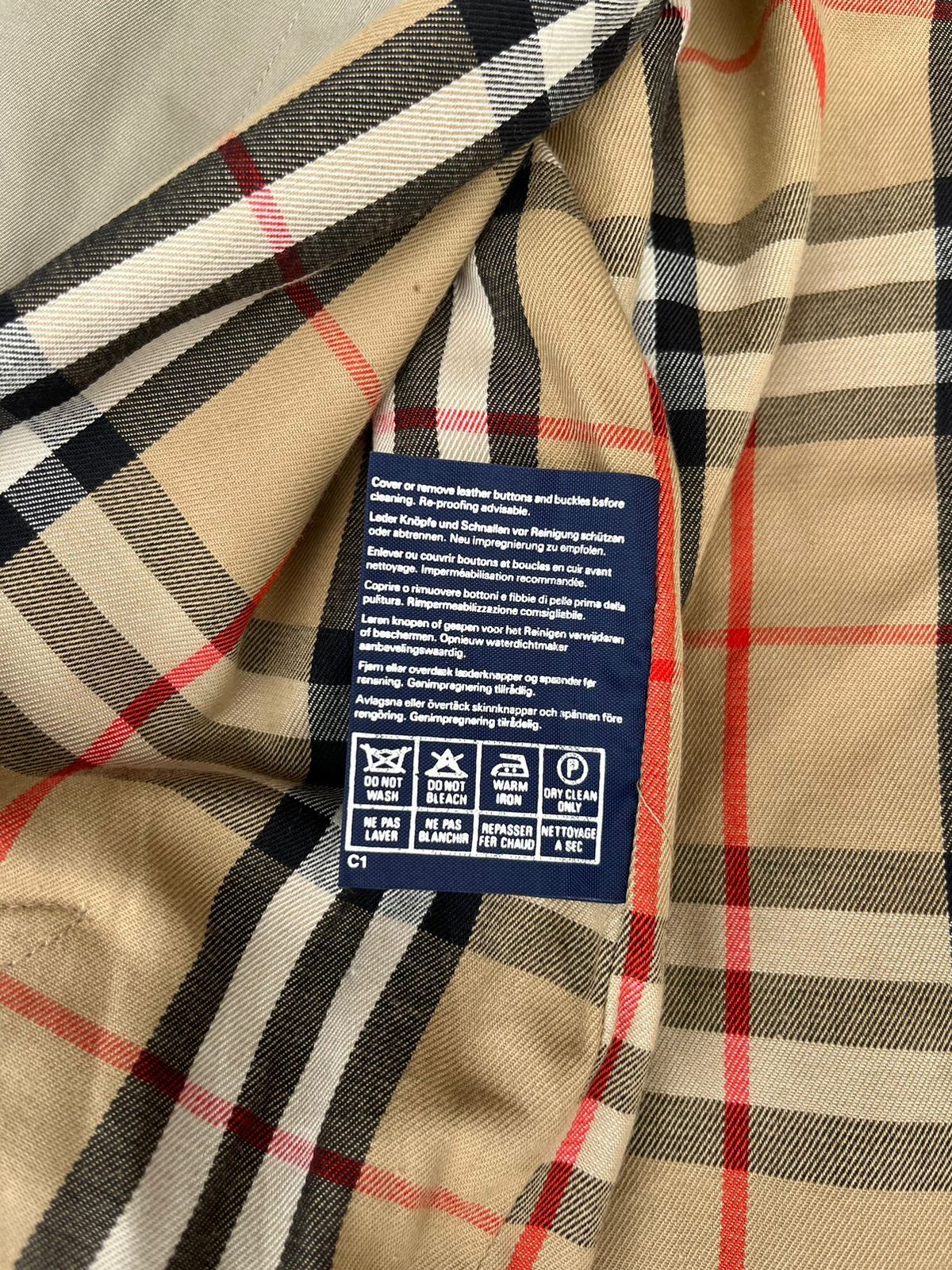 Burberry × Vintage Vintage Luxury Burberry Nova Check Women's Trenh Coat Size L / US 10 / IT 46 - 11 Thumbnail