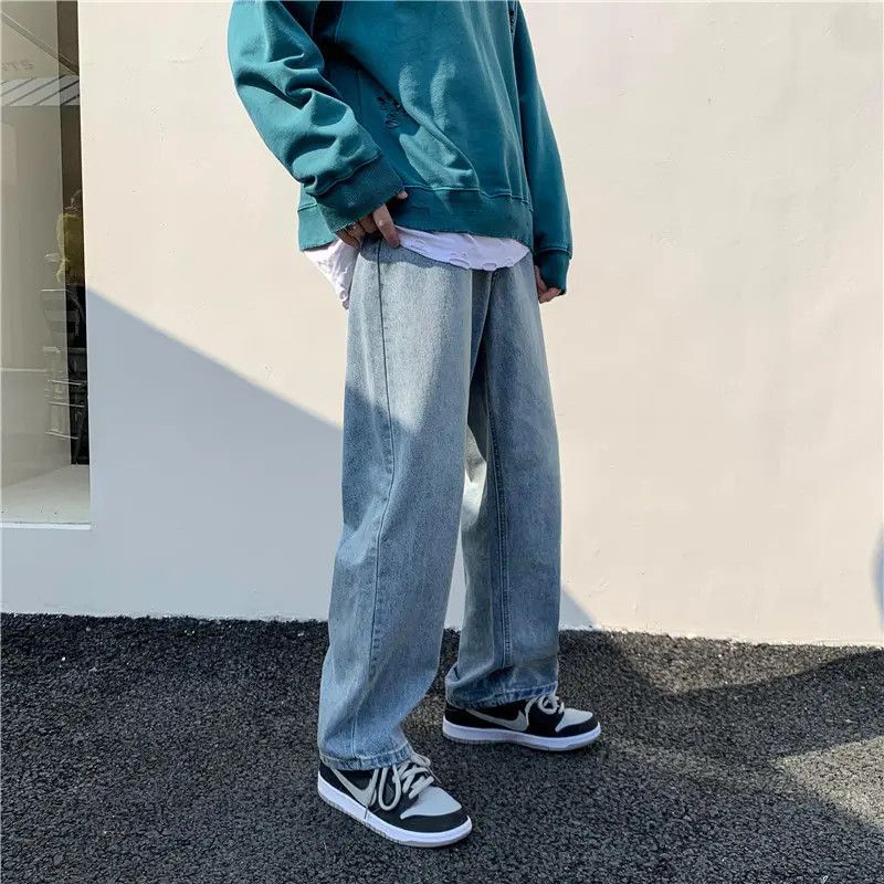 Japanese Brand × Jean Retro loose casual wide leg jeans Size US 30 / EU 46 - 4 Thumbnail