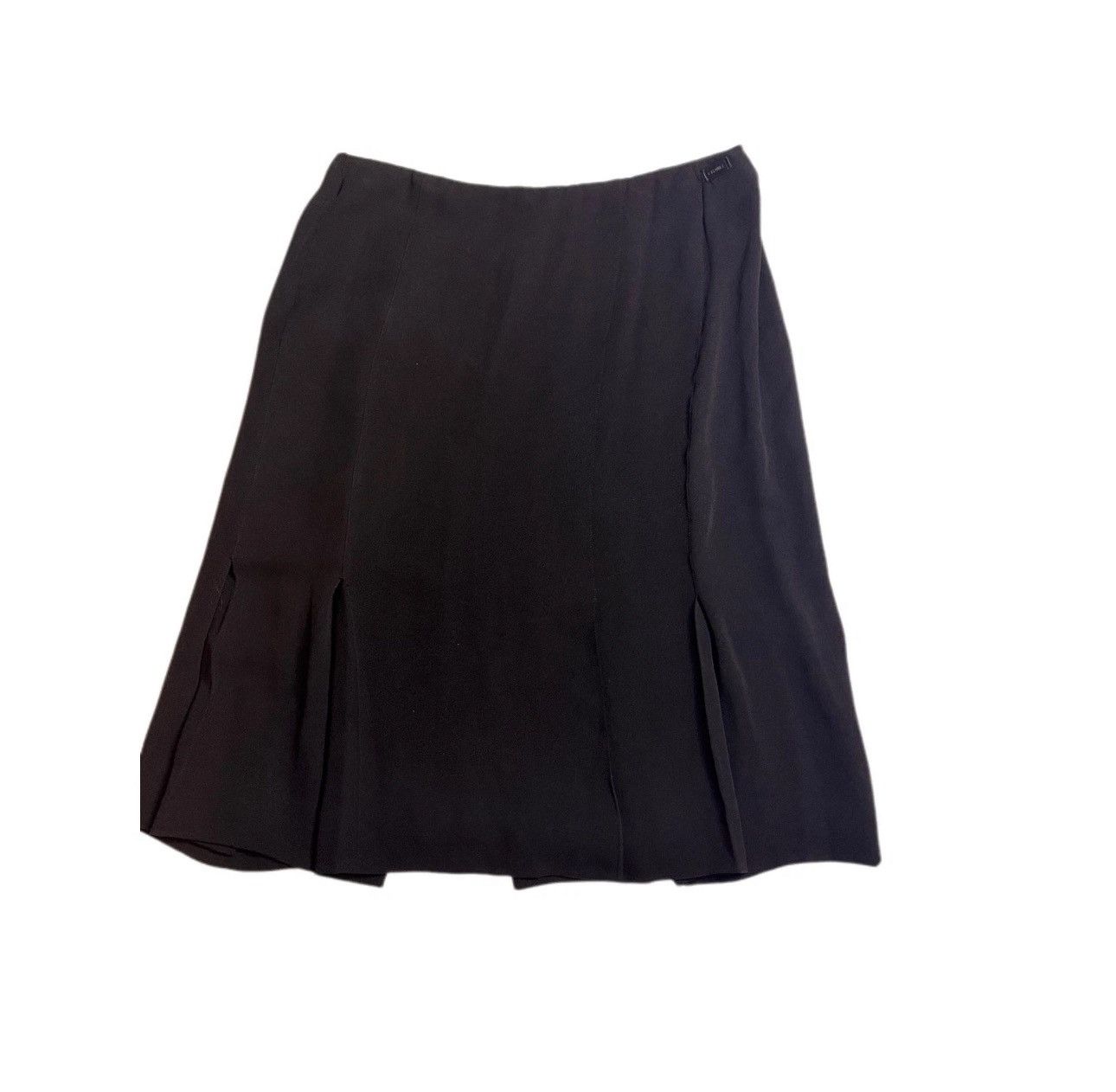 Chanel AUTHENTIC CHANEL 100% Silk Skirt Pleated A-Line Size 38 99p Size 38" / US 16 / IT 52 - 2 Thumbnail