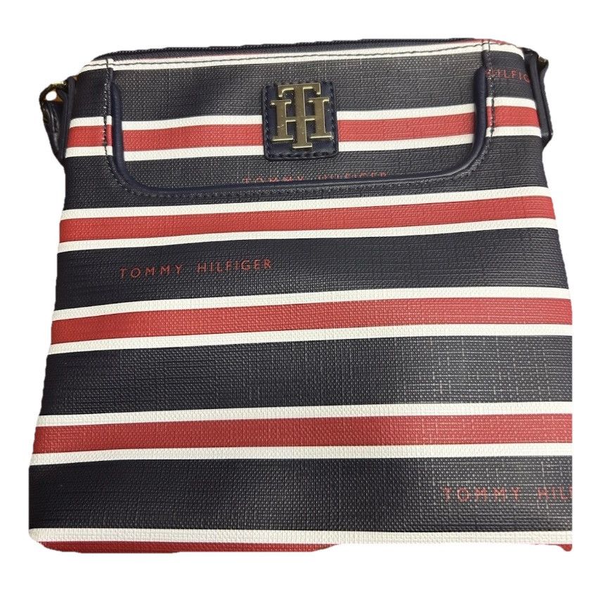 Tommy Hilfiger Tommy Hilfiger Small Crossbody Red White Blue Logo Purse Size ONE SIZE - 1 Thumbnail