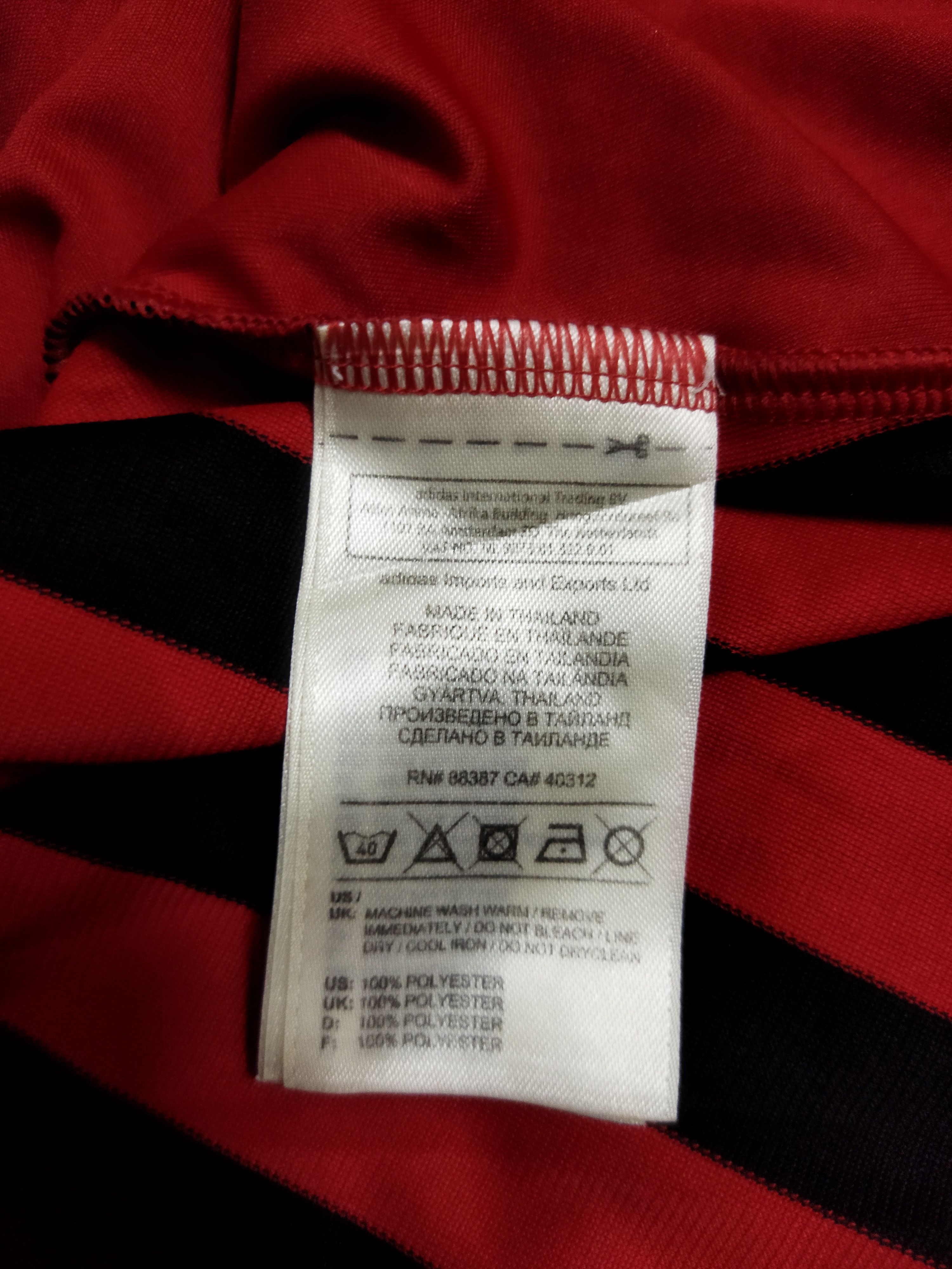 Adidas 2012 Ac Milan Jersey Size US M / EU 48-50 / 2 - 5 Thumbnail