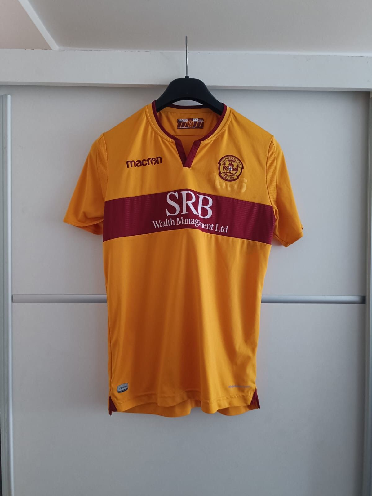 Macron Motherwell F.C. football sports shirt Size US XS / EU 42 / 0 - 1 Thumbnail