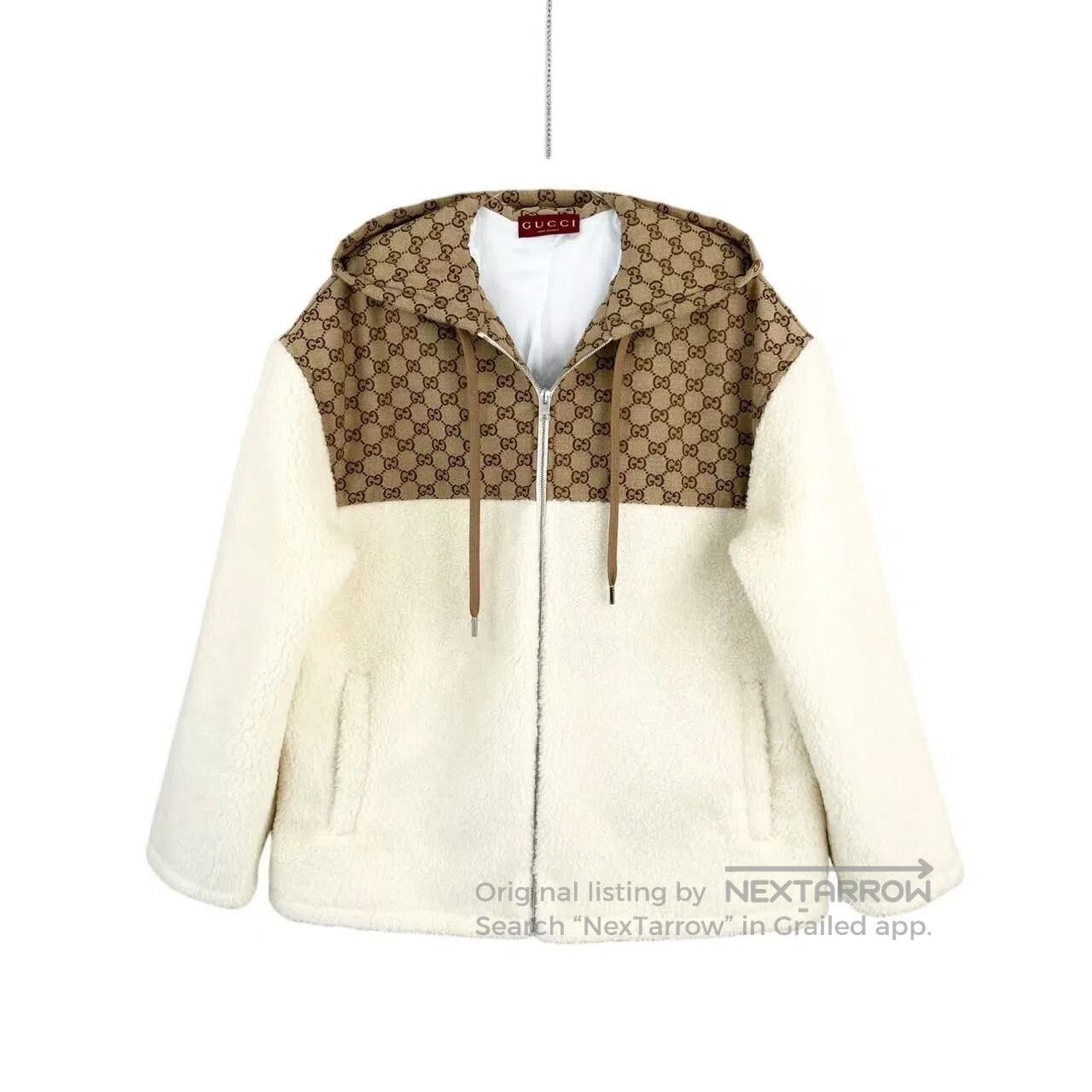 Gucci Guicci 24ss double G print lambswool coat| Size L / US 10 / IT 46 - 1 Thumbnail
