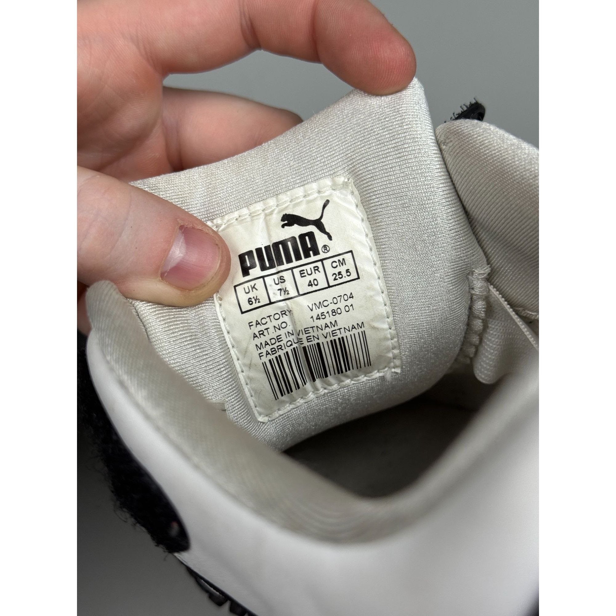 Puma Puma Mostro Vintage White Leather Sneakers (Y1256) Size US 7.5 / EU 40-41 - 8 Thumbnail