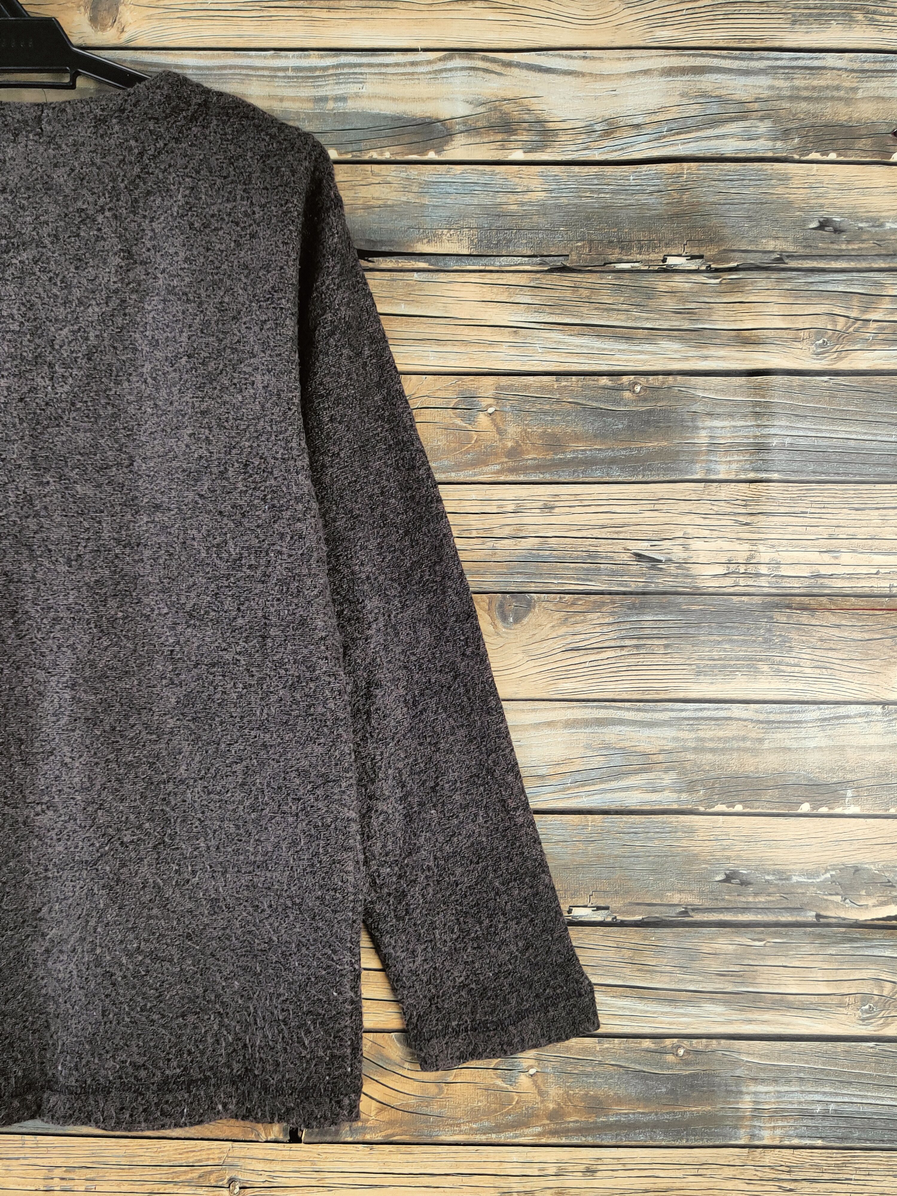 Japanese Brand DL Moderm Brown Knitwear Long Sleeve T-shirts #46-941 Size US M / EU 48-50 / 2 - 9 Thumbnail