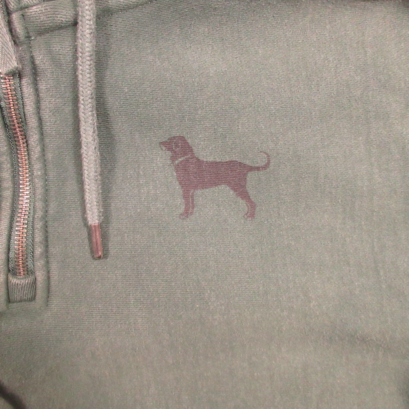 Vintage VINTAGE The Black Dog Sweatshirt Hoodie Men M Green 1/4 Zip Heavy Reverse Weave Pullover Hoodie Mens Size M Green Cotton Polyester Fleece Size US XL / EU 56 / 4 - 5 Thumbnail