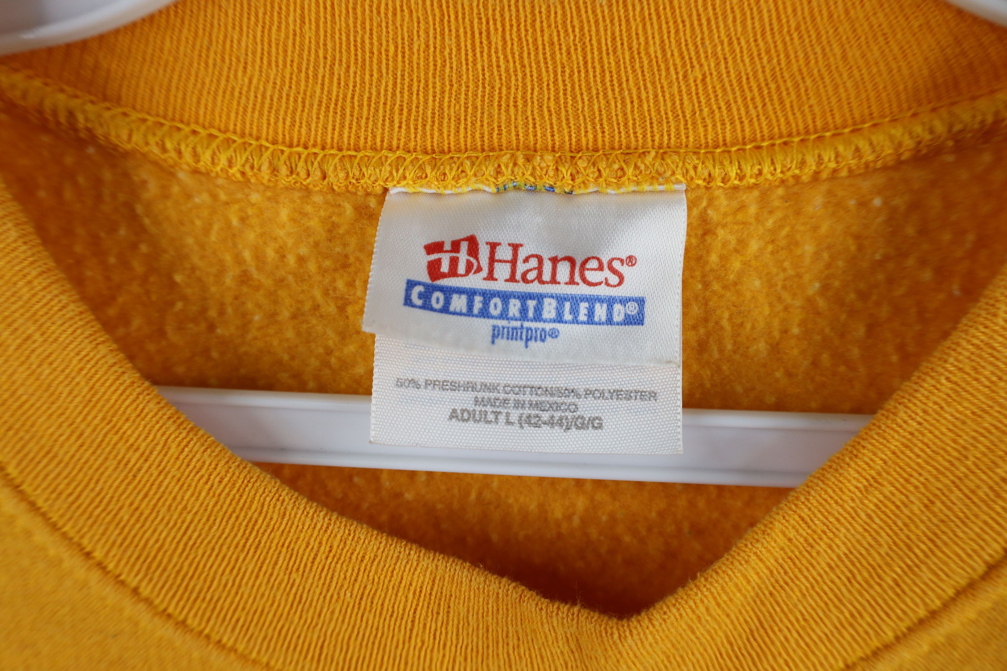 Vintage Vintage 90s Streetwear Faded Blank Crewneck Sweatshirt Size US L / EU 52-54 / 3 - 4 Thumbnail