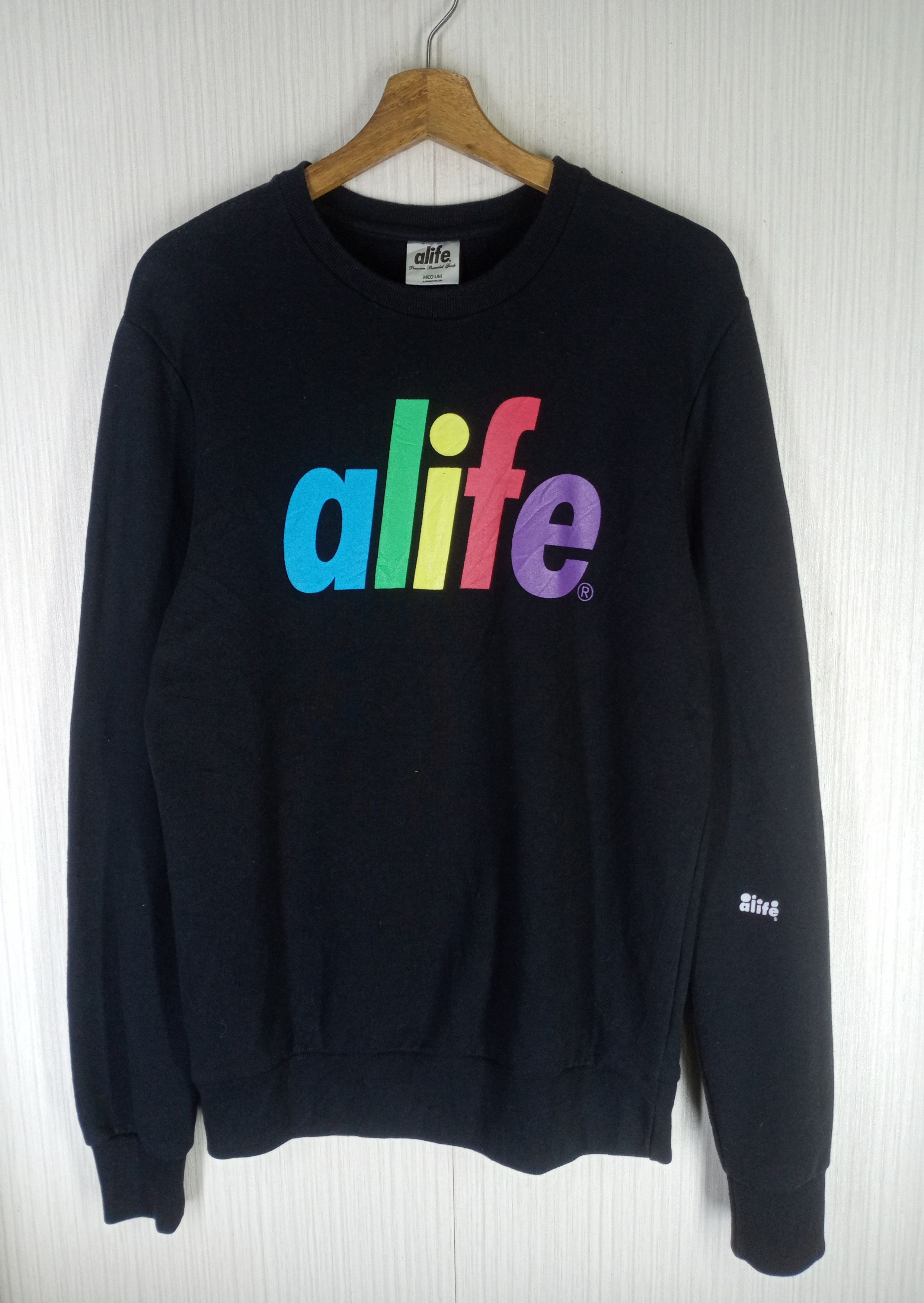 Alife Rare Alife Multicolor Logo Sweatshirt Size US M / EU 48-50 / 2 - 1 Thumbnail