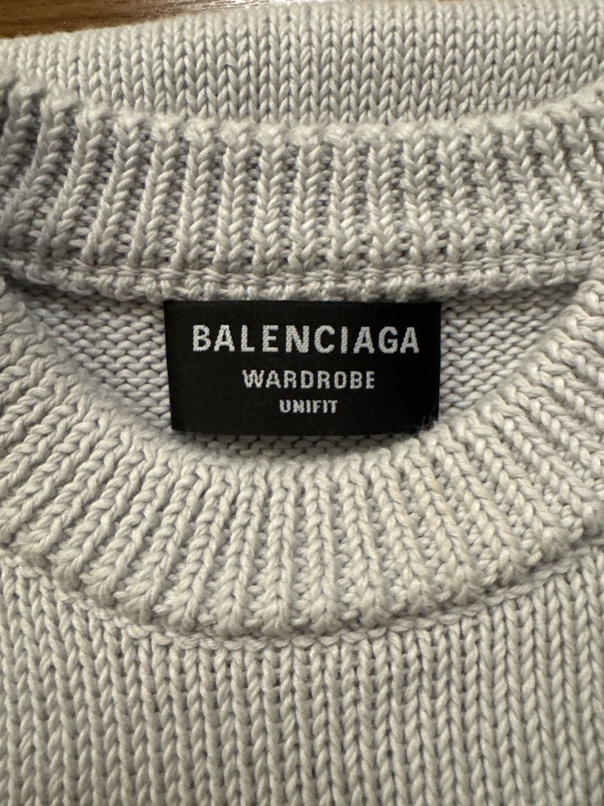 Balenciaga Balenciaga Knitted Crewneck Size US L / EU 52-54 / 3 - 5 Thumbnail