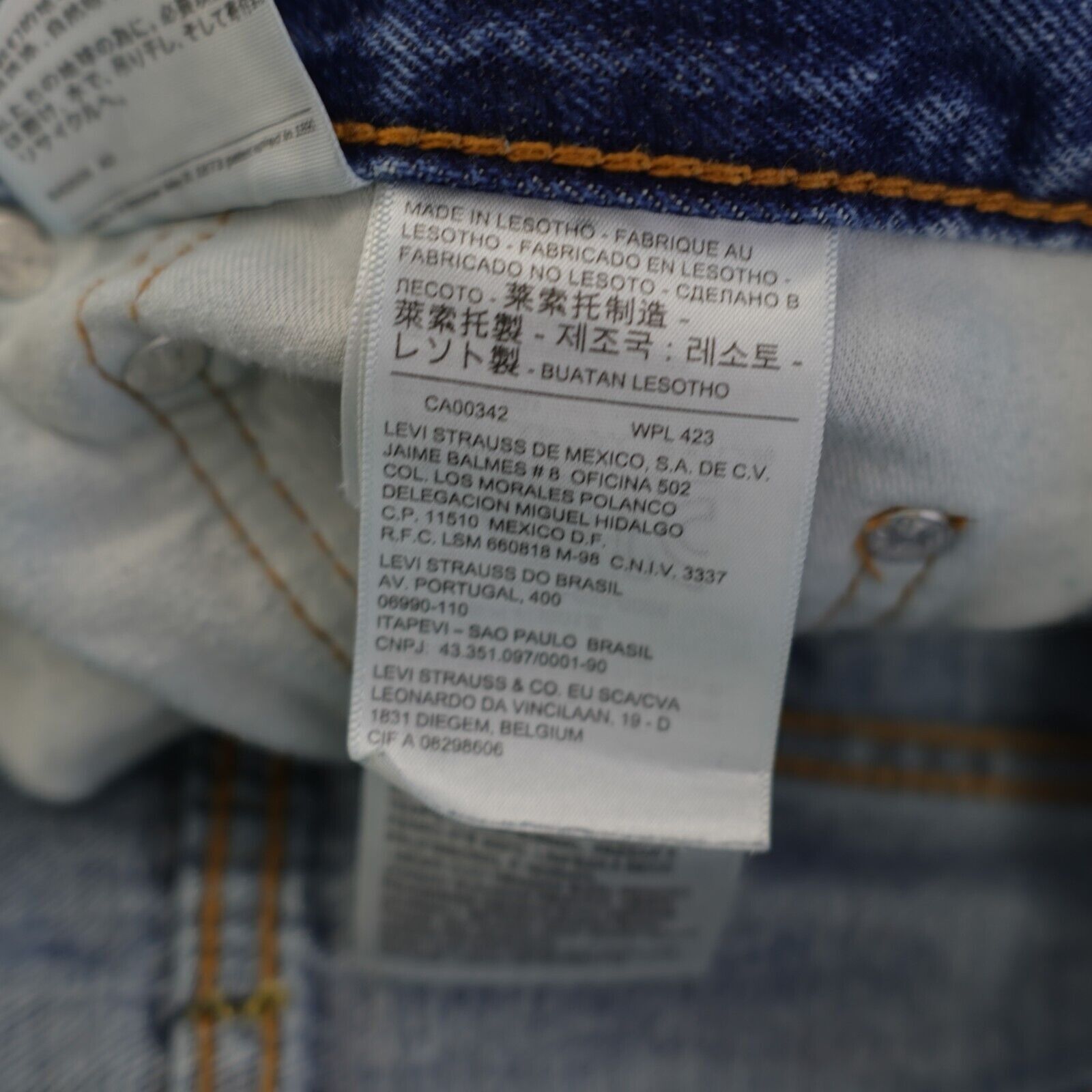 Levi's Levi's 550 Relaxed Fit Denim Blue Jeans 34/29 Mid Rise Tagge Size US 34 / EU 50 - 9 Thumbnail