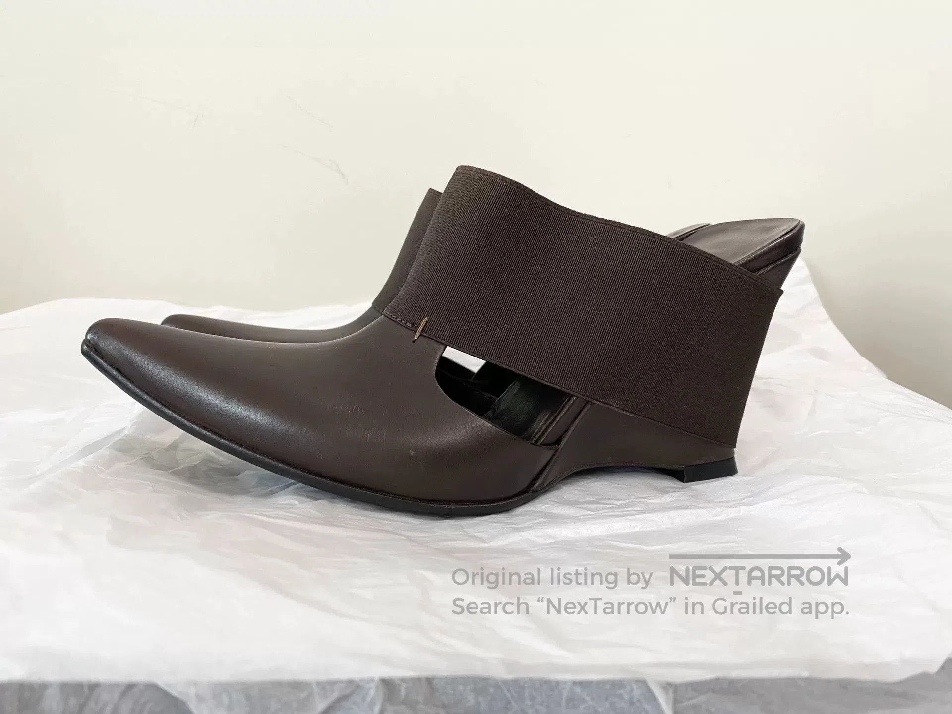 Dirk Bikkembergs Dirk Bikkembergs Pointed Toe Wedge Mules. Size US 6 / IT 36 - 7 Thumbnail