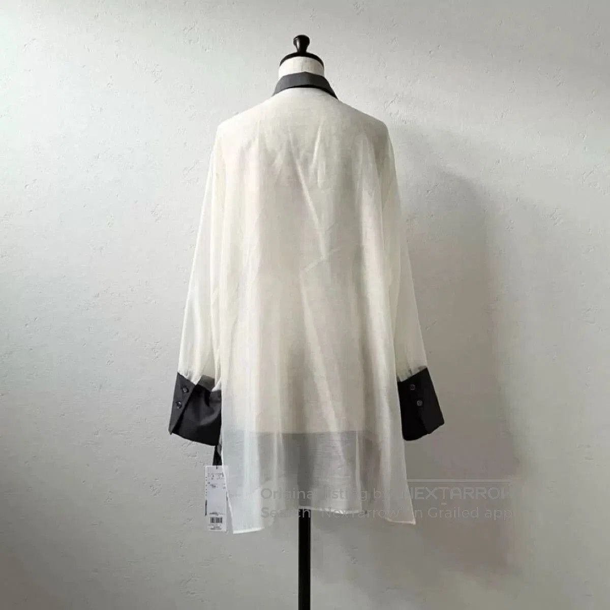 Other Sheer Black and White Floral Blouse. Size S / US 4 / IT 40 - 2 Thumbnail