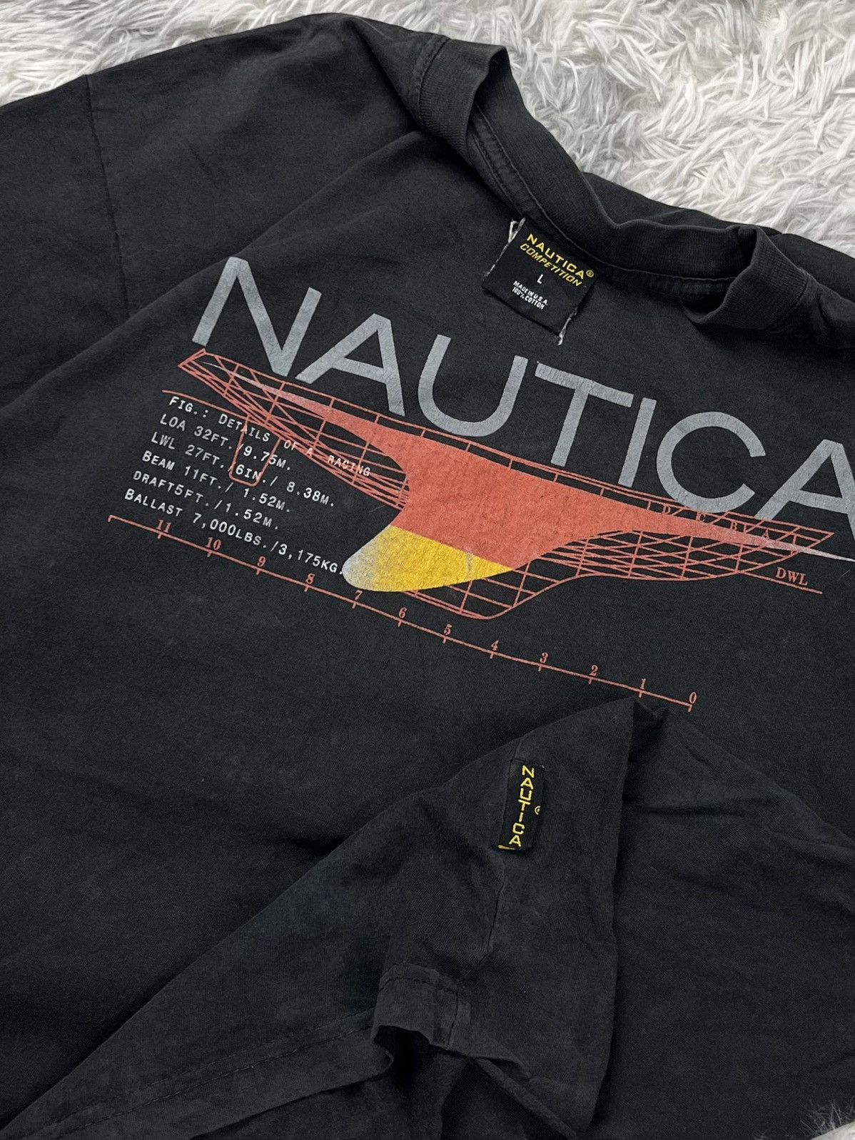 Nautica Vintage Nuatica Competition T-shirt Size US L / EU 52-54 / 3 - 5 Thumbnail