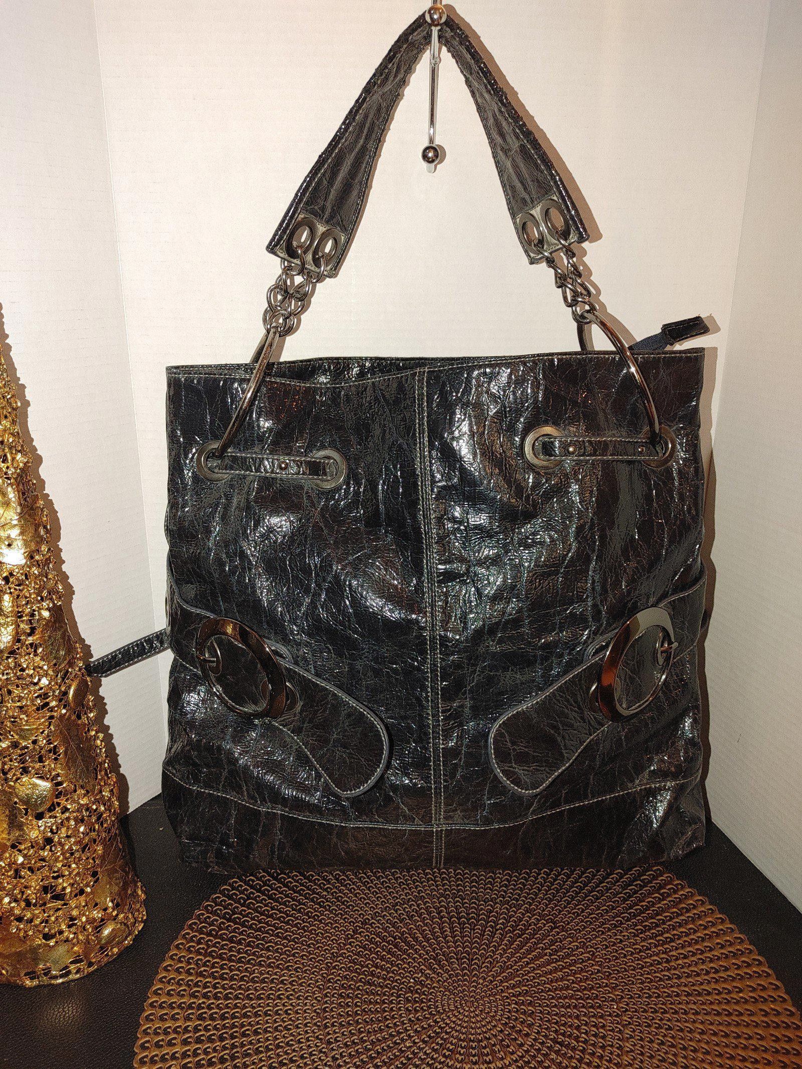 Designer Stunning Big Buddha Leather XL Bag Size ONE SIZE - 1 Thumbnail