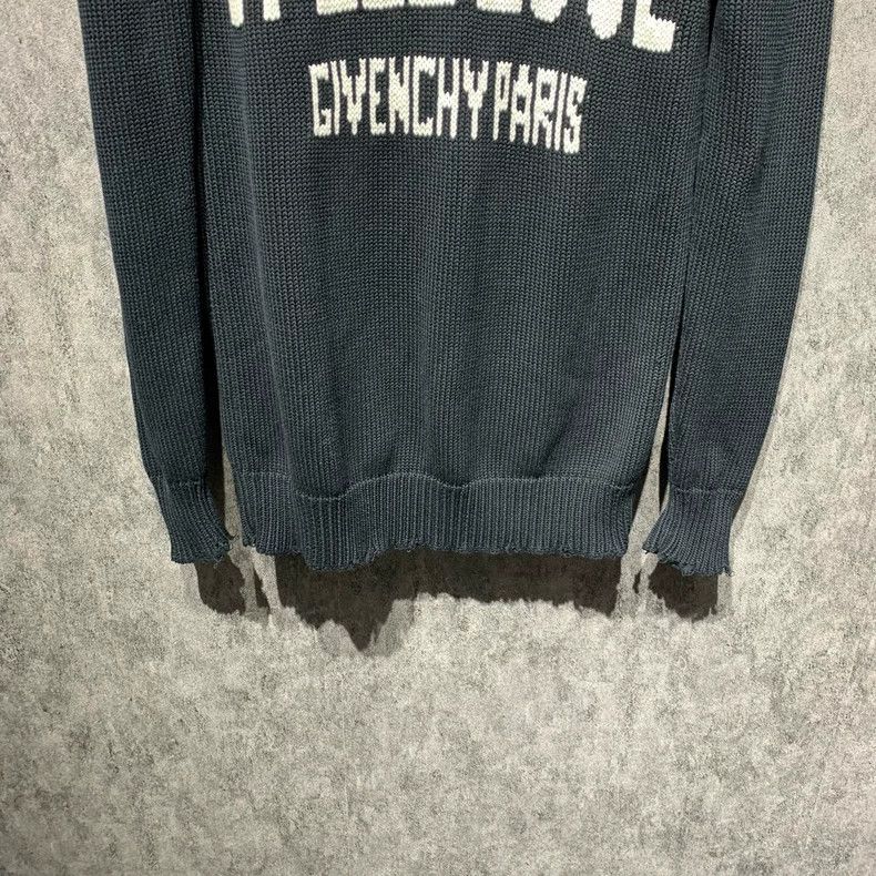 Givenchy Givenchy Black Destroyed Knit Sweater 2506-Nextarrow Size US S / EU 44-46 / 1 - 4 Thumbnail