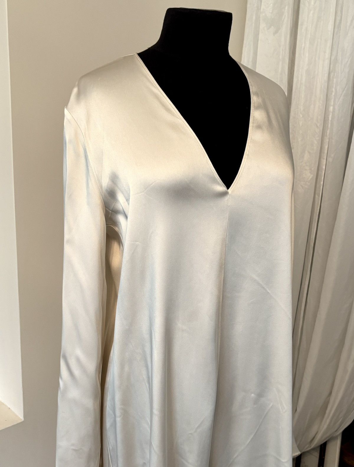 forte_forte forte_forte Cream Midi Dress – Size M (Made in Italy) Size M / US 6-8 / IT 42-44 - 3 Thumbnail