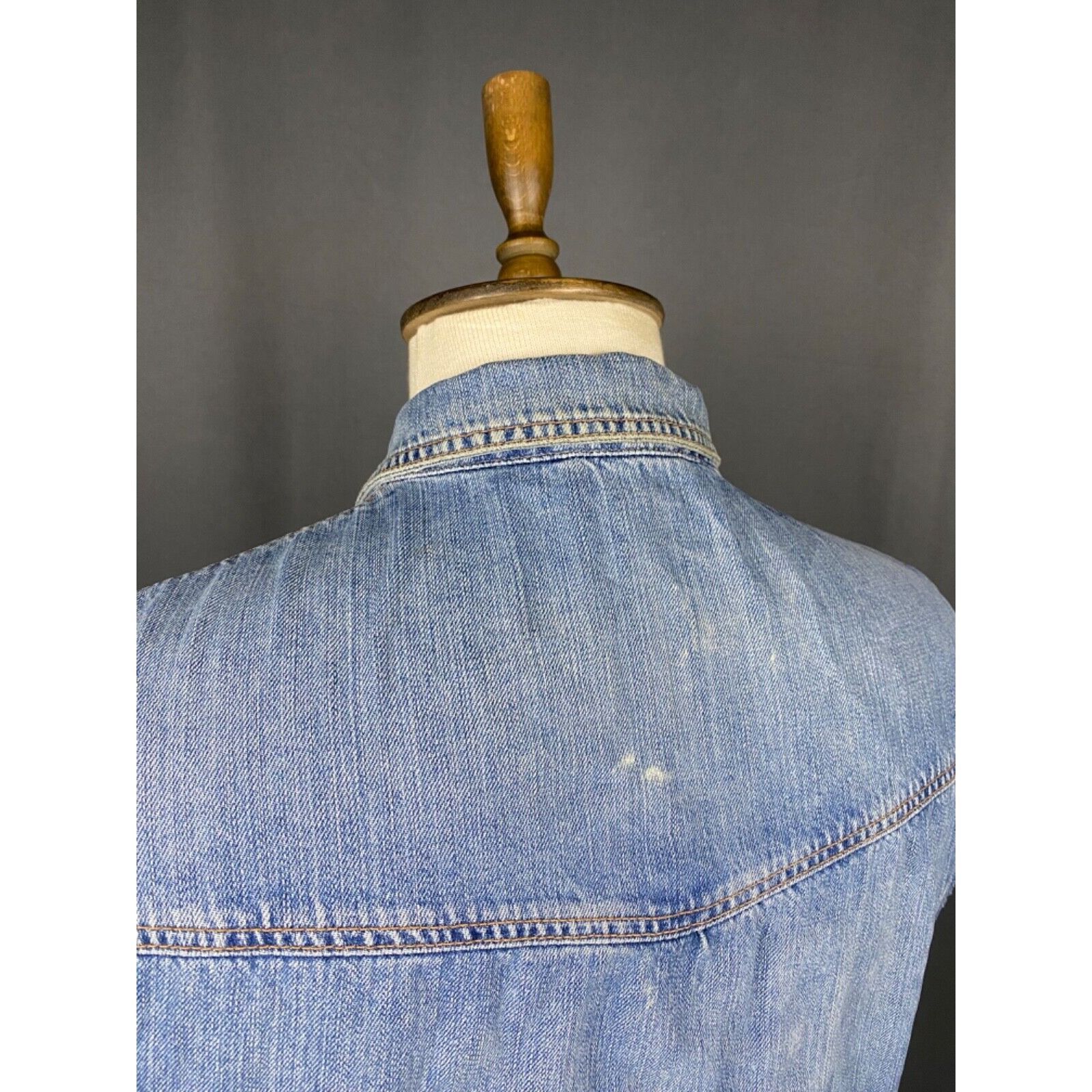 Dolce & Gabbana RARE! Dolce&Gabbana Vintage Men's Blue Denim Vest Size 40/54 Size US L / EU 52-54 / 3 - 9 Thumbnail