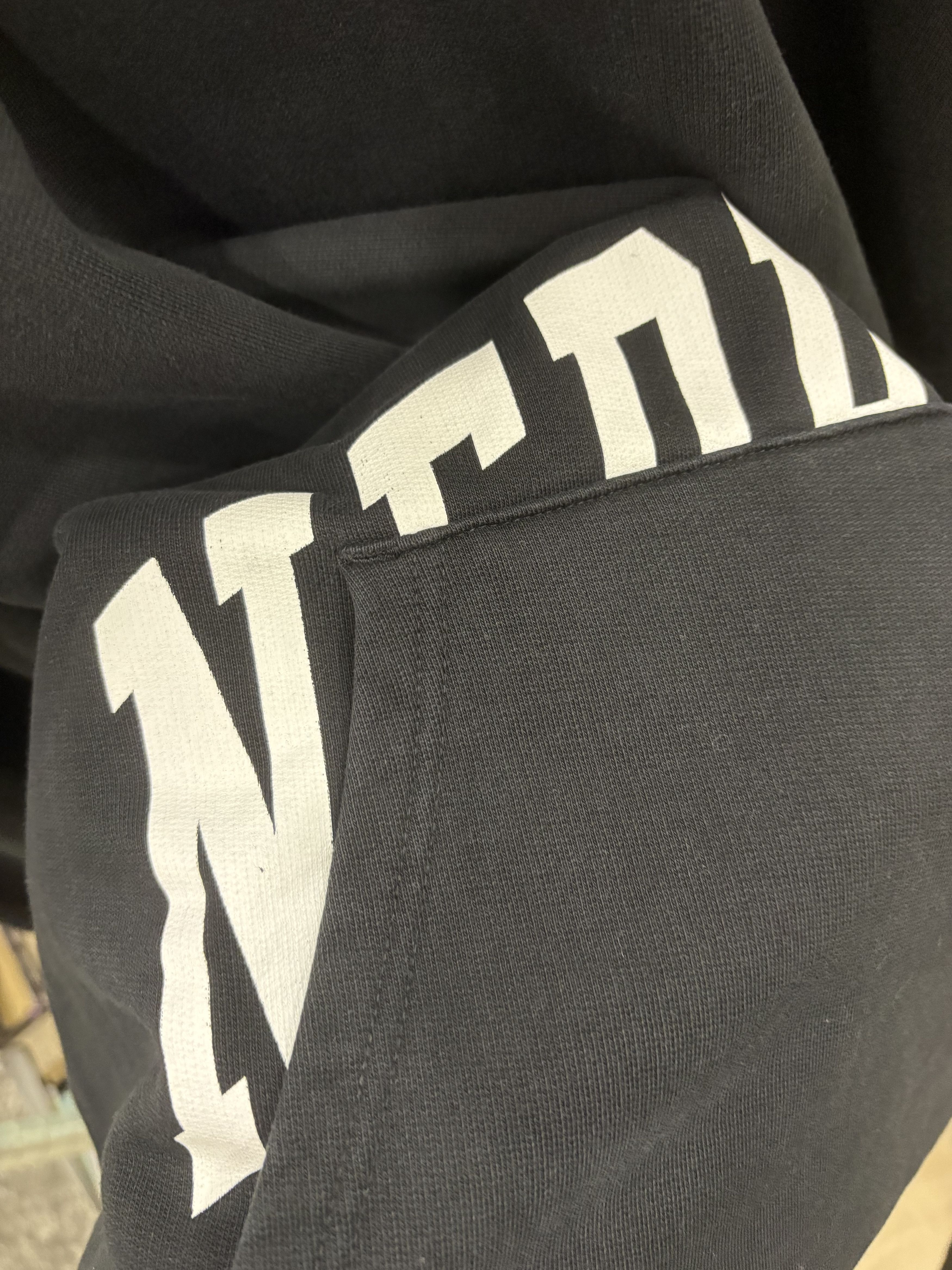 Off-White Off-White c/o Virgil Abloh Nebraska "CUT OFF" Hoodie Size US L / EU 52-54 / 3 - 6 Thumbnail