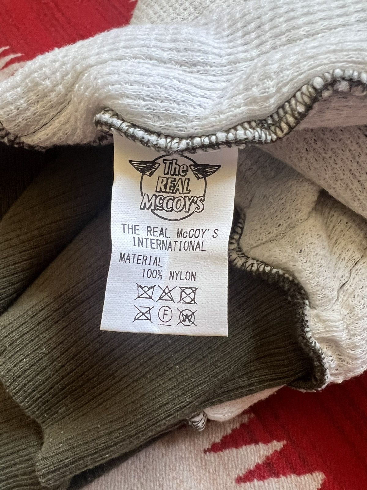 The Real McCoy's JOE MCCOY QUILTED SWEATSHIRT - OLIVE Size US L / EU 52-54 / 3 - 6 Thumbnail