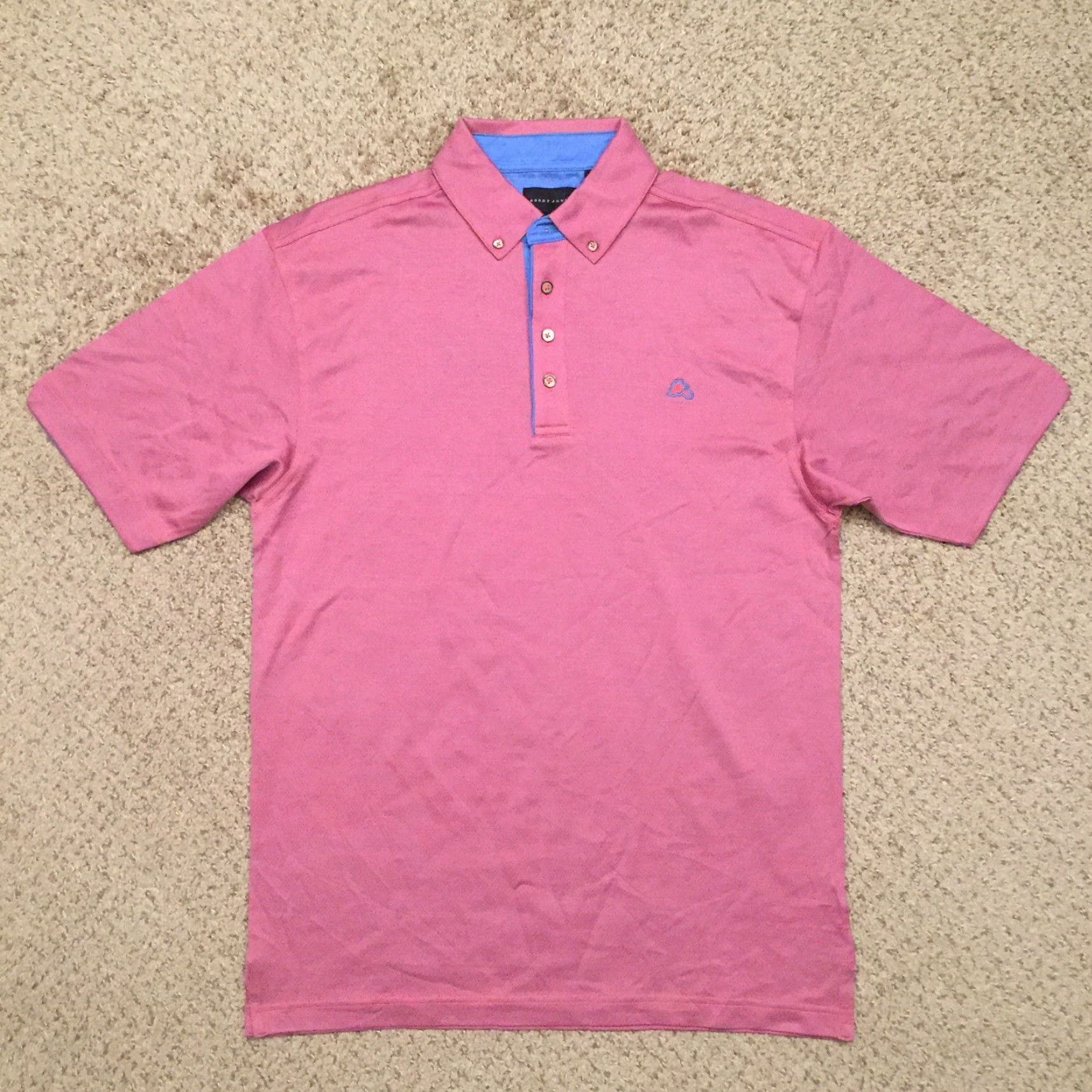 Vintage Bobby Jones Polo Shirt Mens M Pink Short Sleeve Size US M / EU 48-50 / 2 - 2 Thumbnail