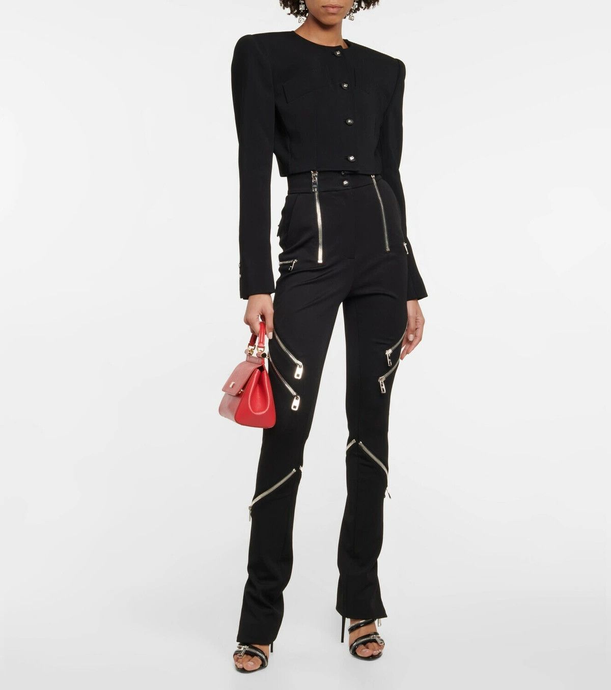Dolce & Gabbana o1y0925 Zipped Pockets Pant in Black Size 34" / US 12 / IT 48 - 4 Thumbnail