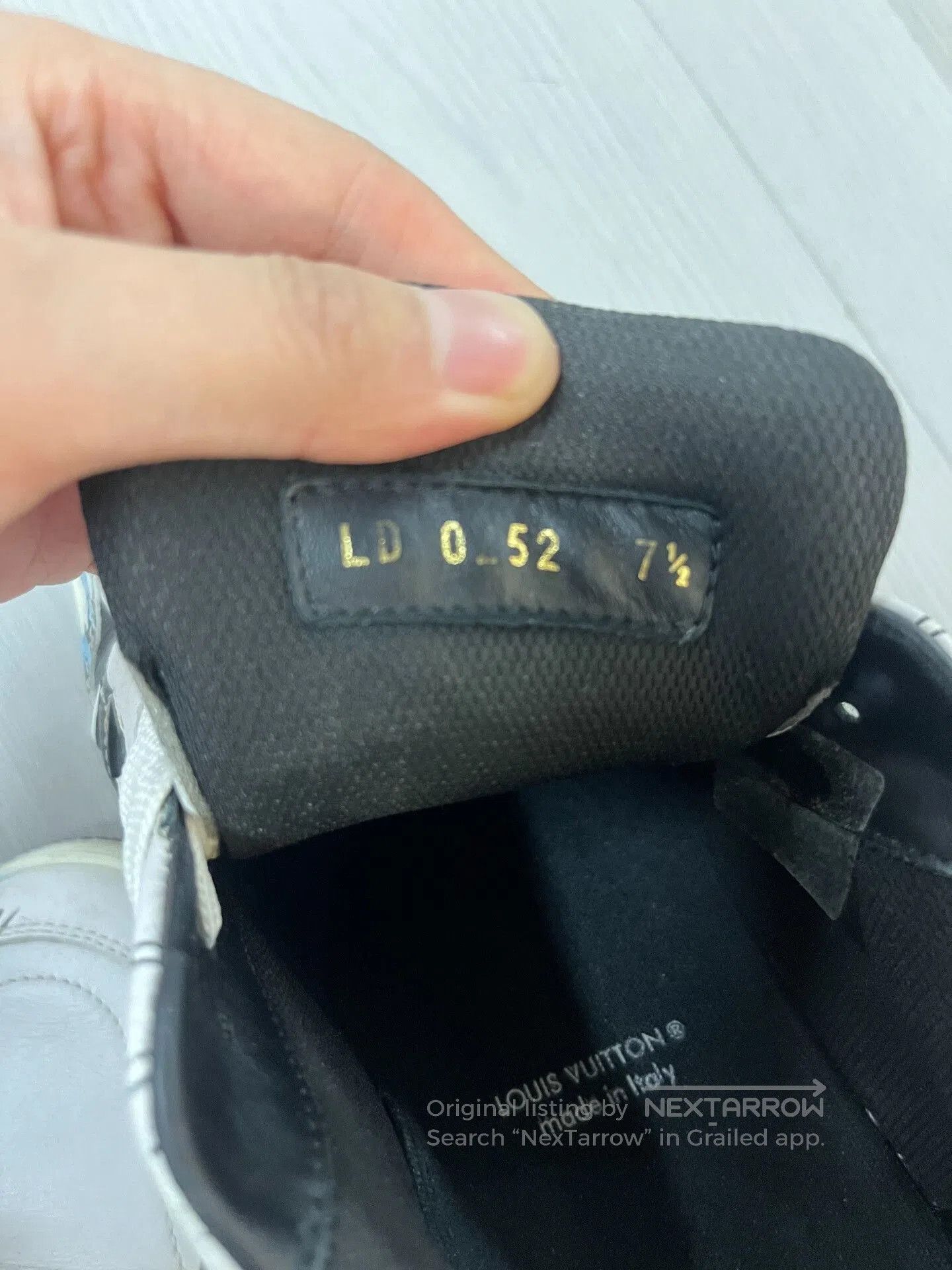 Louis Vuitton LV Trainer Black Blue Graffiti Sneakers. Size US 7.5 / EU 40-41 - 8 Thumbnail