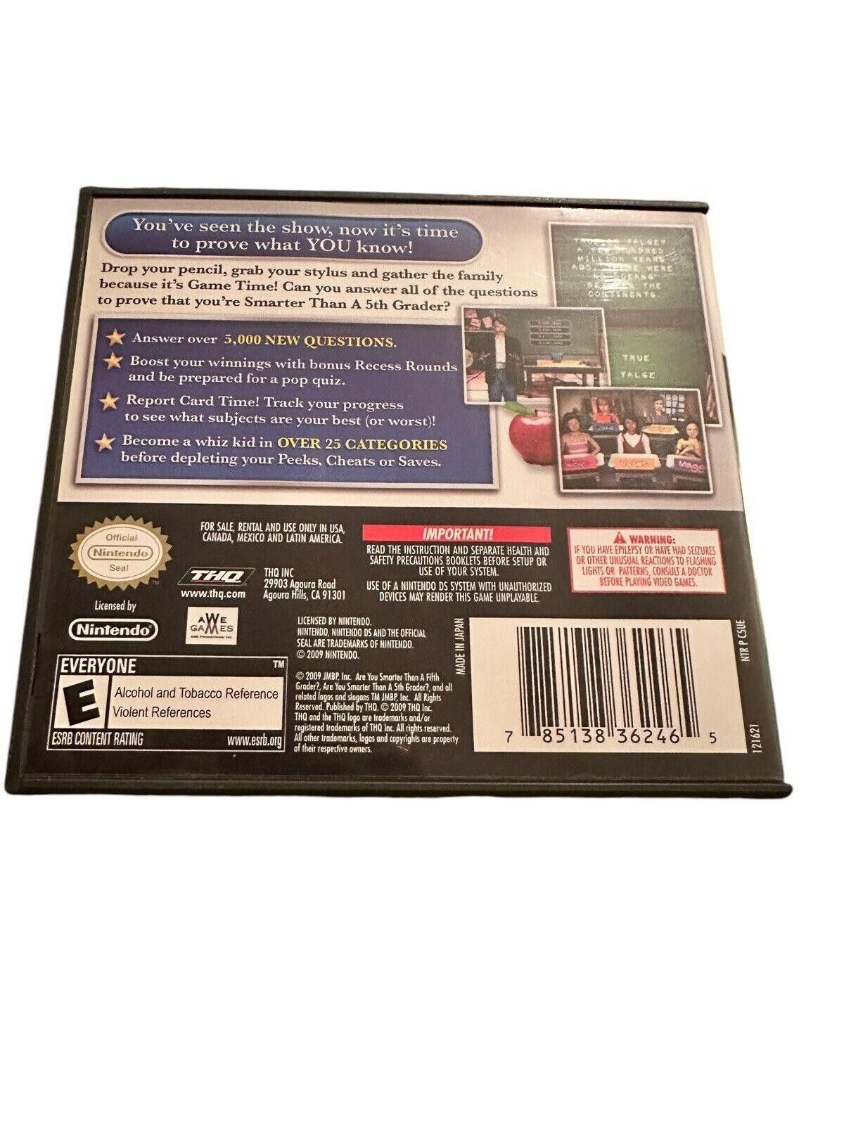 Other Are You Smarter Than a 5th Grader Game Time Size ONE SIZE - 2 Thumbnail