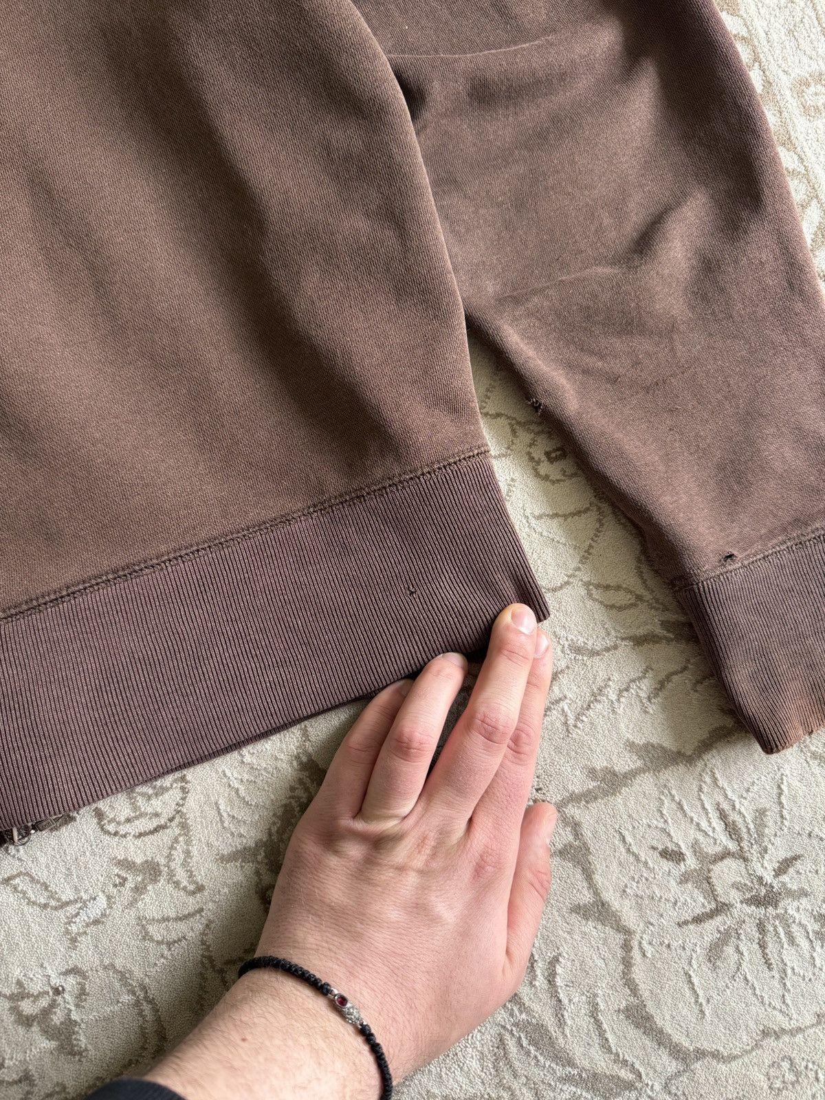 Gap Vintage Gap Big Logo Brown Zip Hoodie Faded Distressed Size US L / EU 52-54 / 3 - 18 Thumbnail