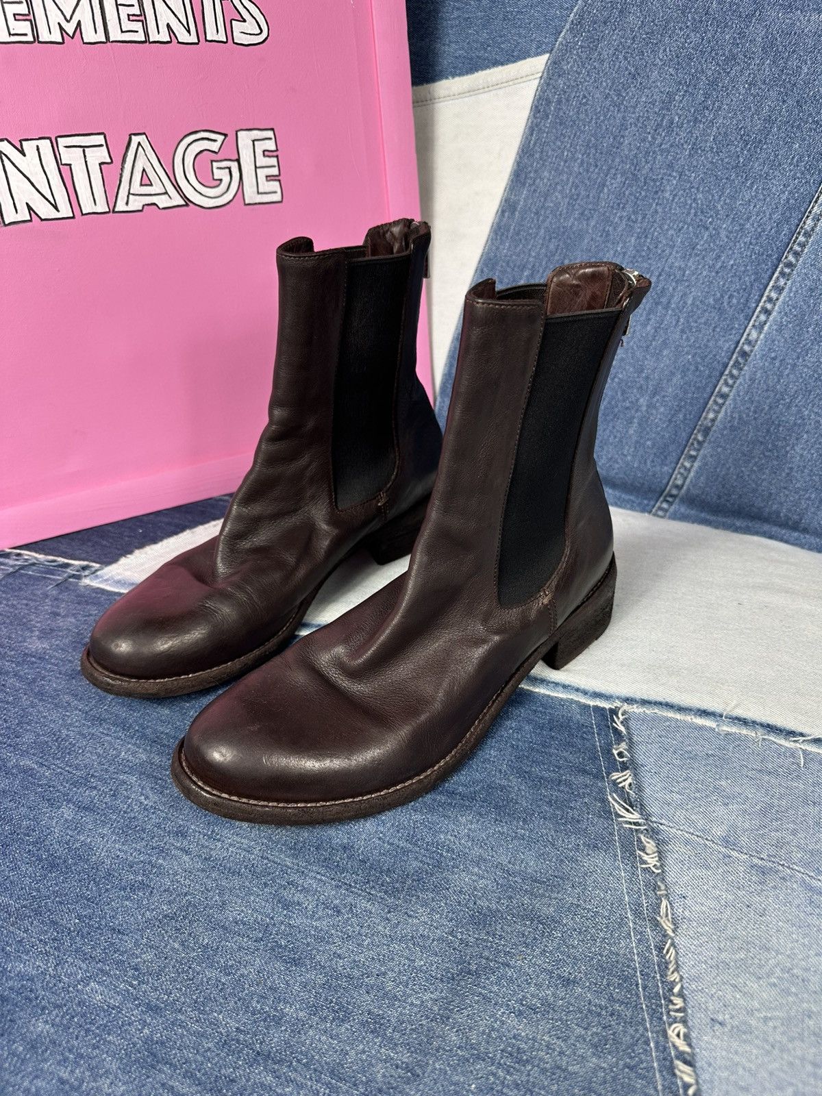 Officine Creative Officine Creative Chelsea Ankle Boots Brown Leather Zip Size US 7 / IT 37 - 3 Thumbnail