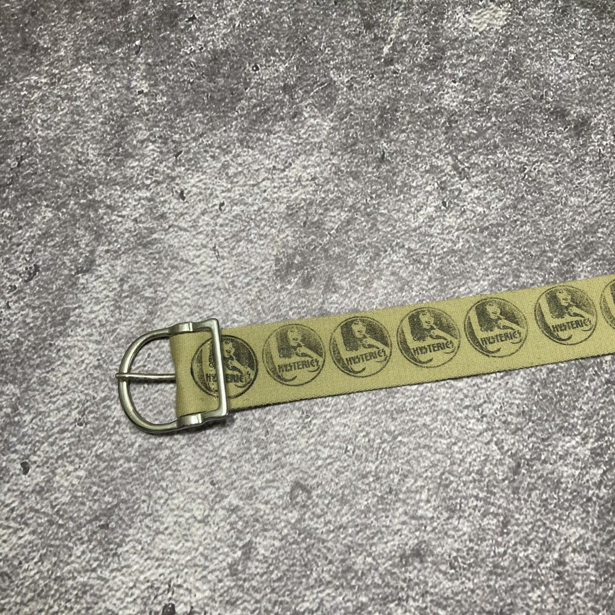 Hysteric Glamour HYSTERIC GLAMOUR Vintage Web Belt Canvas Logo Print Size ONE SIZE - 3 Thumbnail