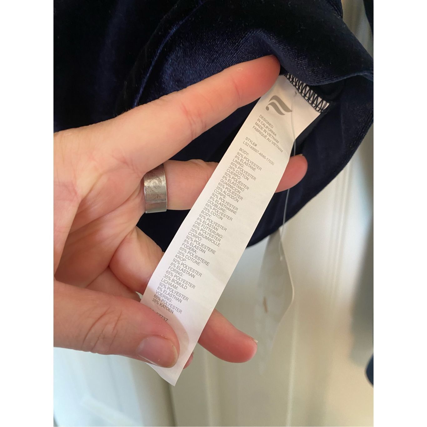 Kanye West Fabletics NWT Donna Velour Hoodie in Navy Blue, Size Small, Size S / US 4 / IT 40 - 5 Thumbnail