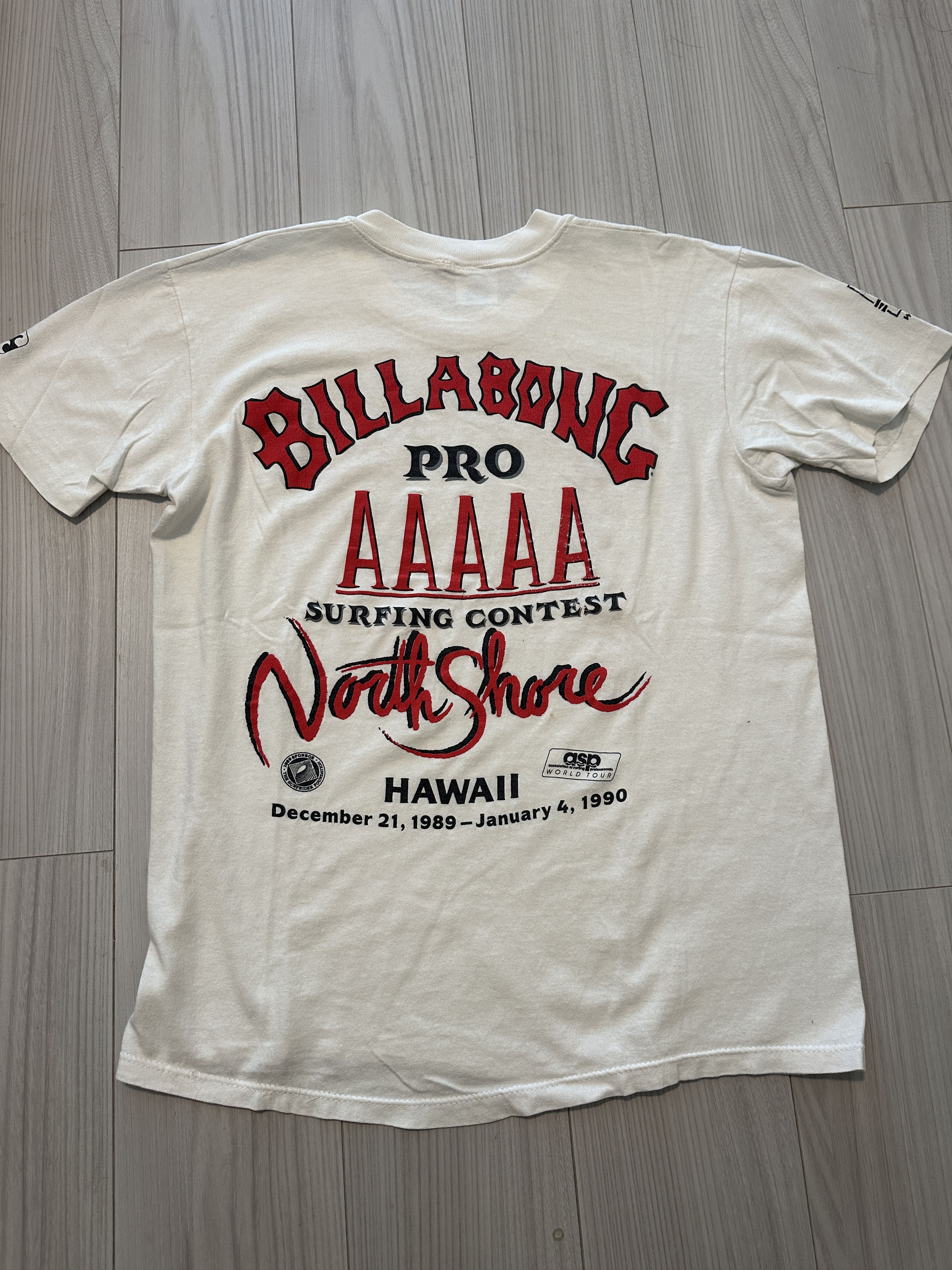 Billabong 80s Vintage Billabong - Northshore Pro Surfing Contest PRESS Size US M / EU 48-50 / 2 - 6 Thumbnail