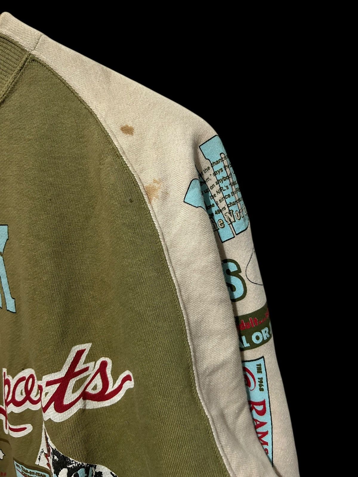 NFL × Vintage 80s Football League Pacific Coast rare allover print sweat Size US L / EU 52-54 / 3 - 9 Thumbnail