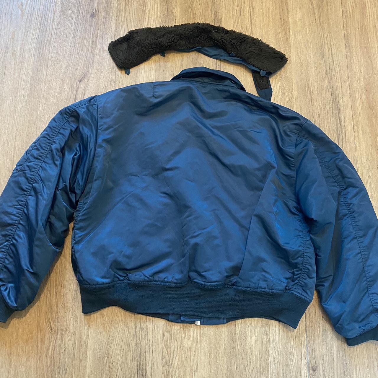 Other Teddy Smith navy bomber jacket with fur collar Miliatry Size US XL / EU 56 / 4 - 2 Thumbnail