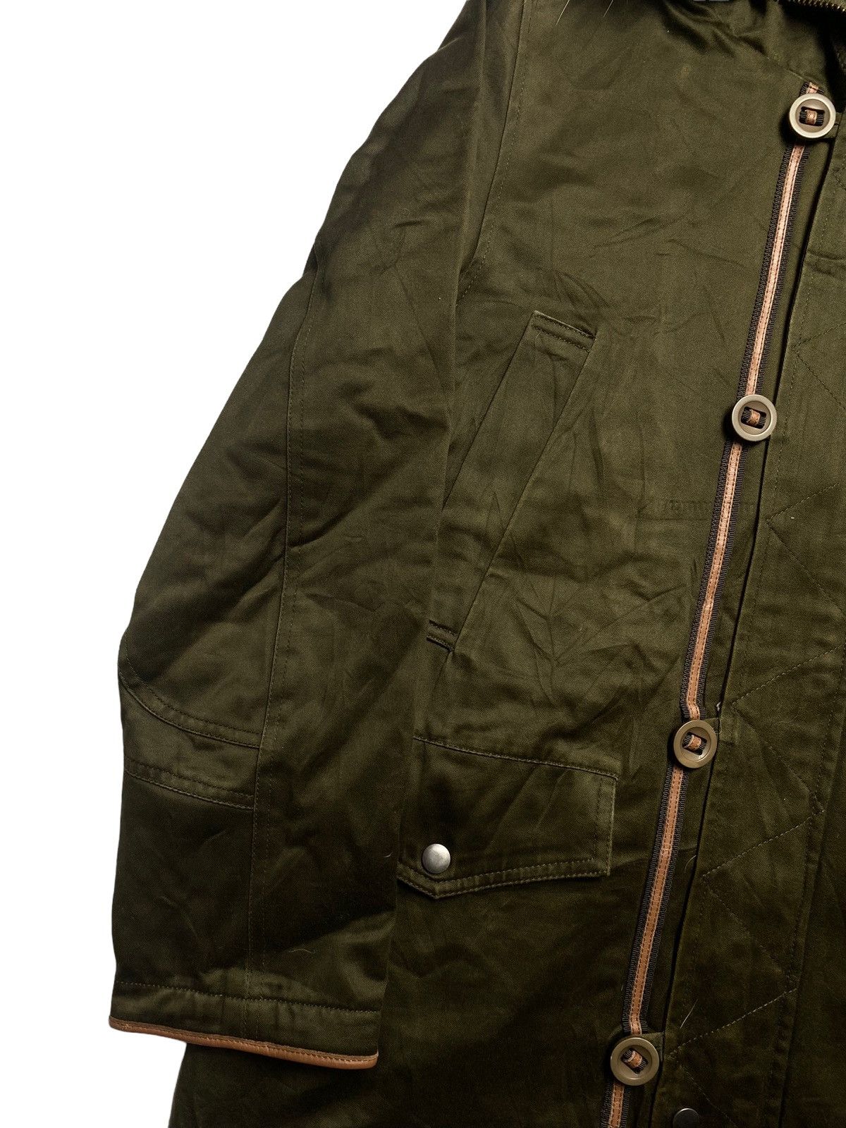 If Six Was Nine 2000s Simplicite Plus - Fur Raccoon Hoodie Long Jacket Size US L / EU 52-54 / 3 - 3 Thumbnail