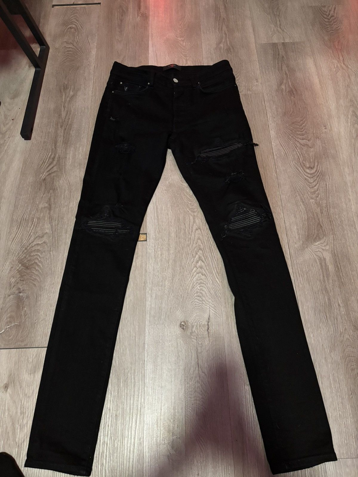 Black mx1 amiri jeans