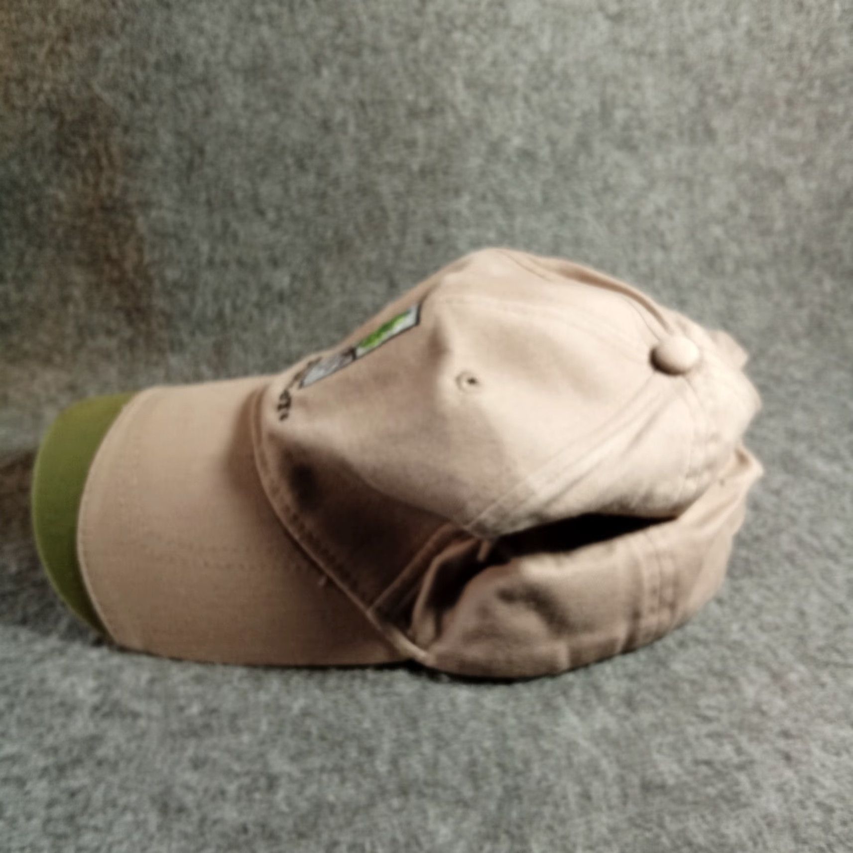 Roots Tap Root Hat Cap Adjustable Men Tan Green Embordered Logo Outdoor Cap America Baseball Hat One Size Brown Autumn Winter Spring Summer Mens Size ONE SIZE - 3 Thumbnail
