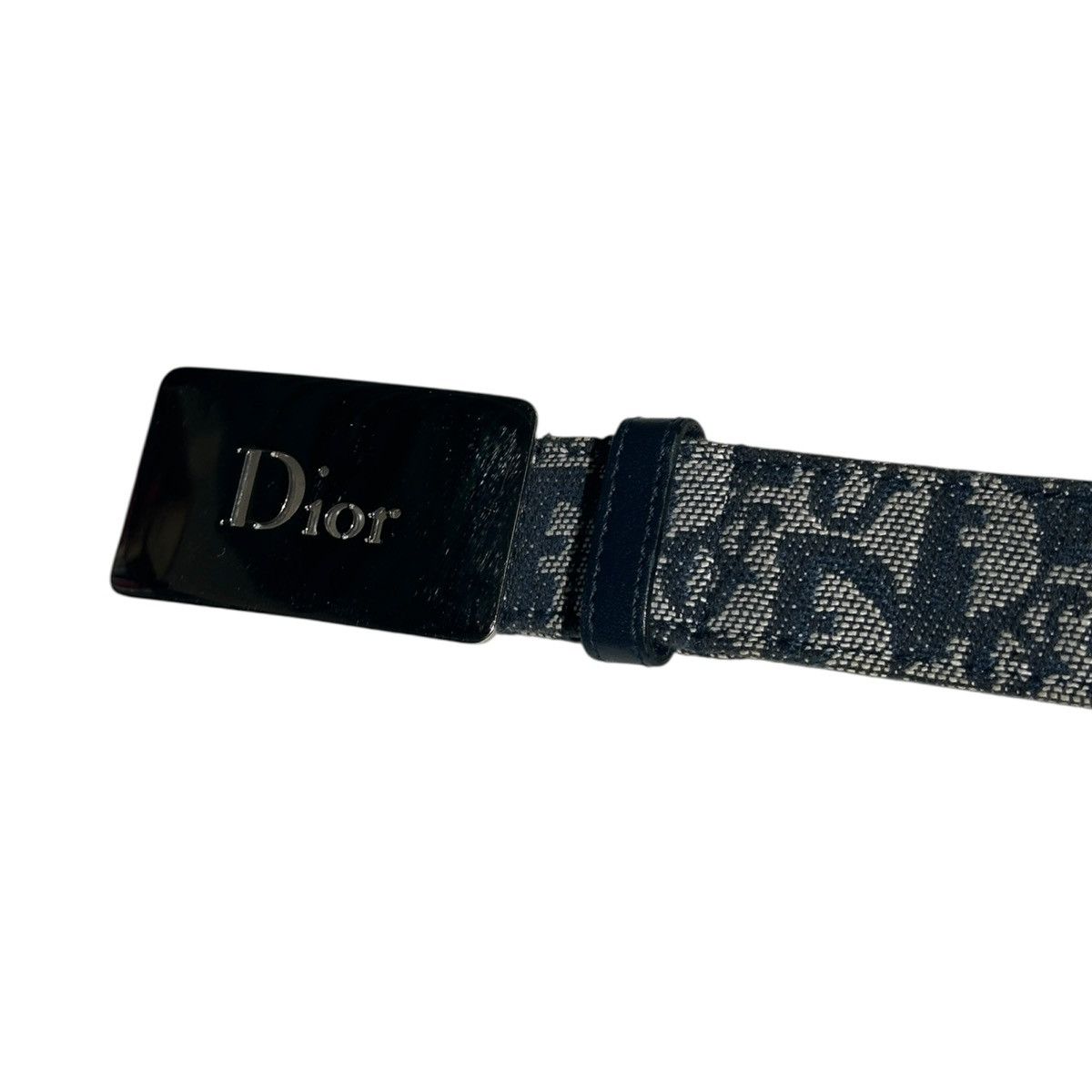 Dior Monogram logo leather belt Size 32 - 2 Thumbnail