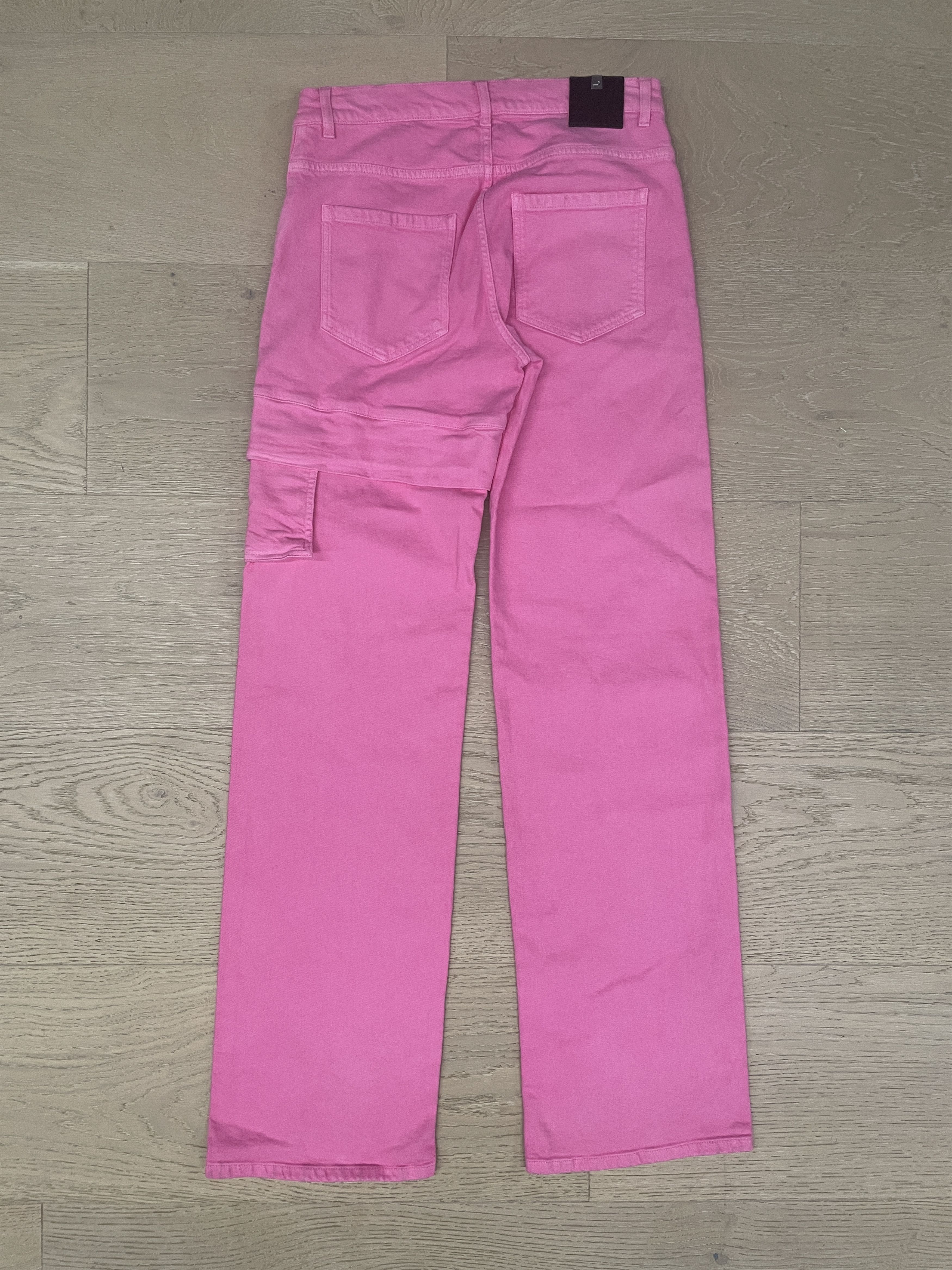 1017 ALYX 9SM 1017 ALYX 9SM Pink Oversized Denim Cargo Pants Small Size US 32 / EU 48 - 7 Thumbnail